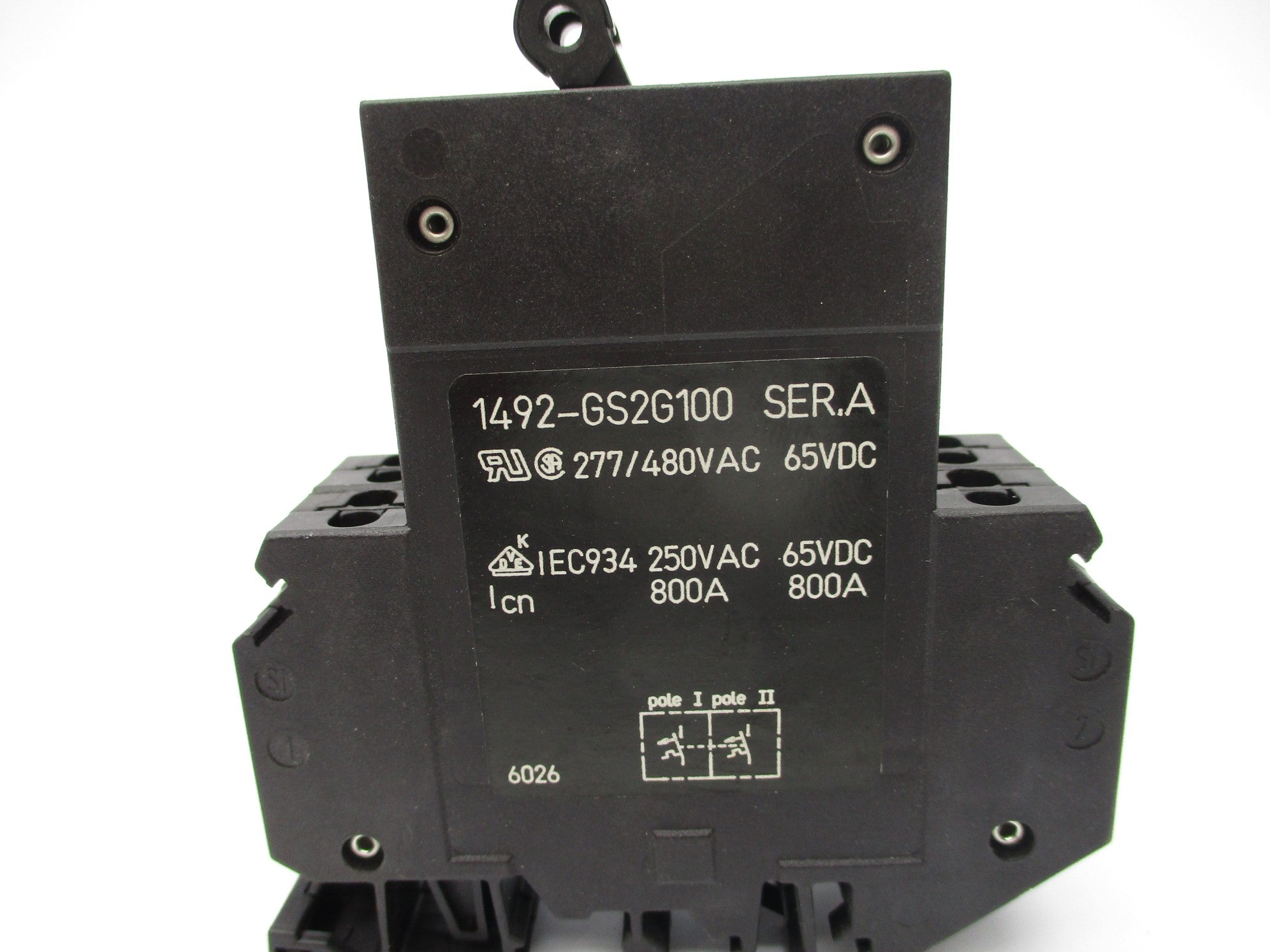 ALLEN BRADLEY 1492-GS2G100 SER. A 10A 277V NSNP