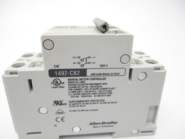 ALLEN BRADLEY 1492-CB2G030 SER. C 3A 277V NSNP