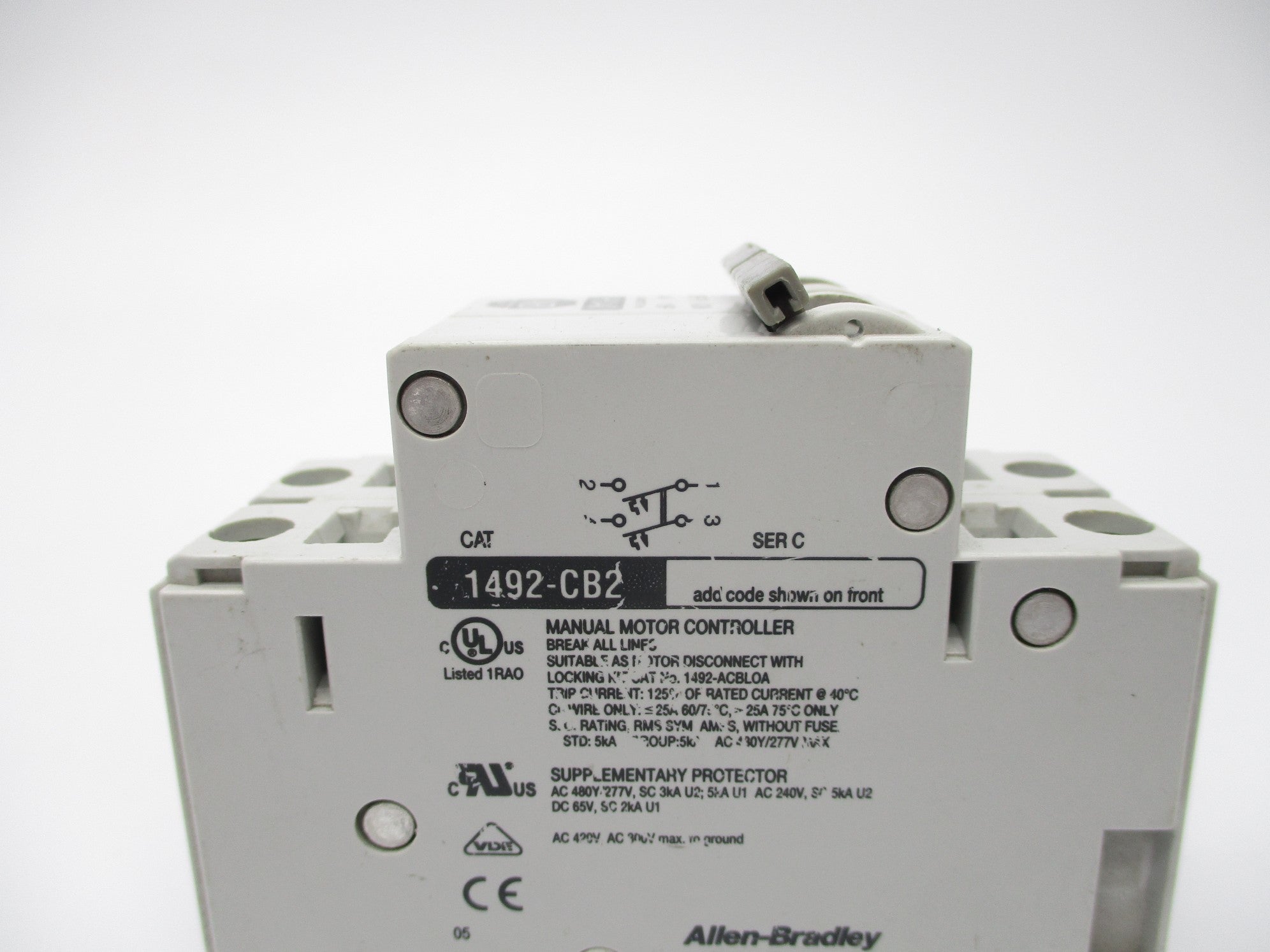 ALLEN BRADLEY 1492-CB2H040 SER. C 40A 277V NSNP
