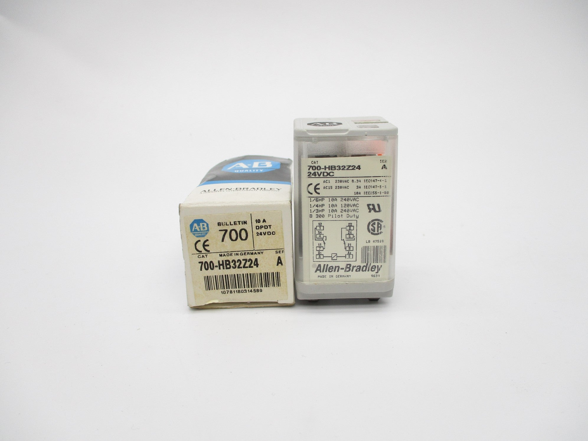 ALLEN BRADLEY 700-HB32Z24 SER. A 10A 24V (BK/BL) NSMP