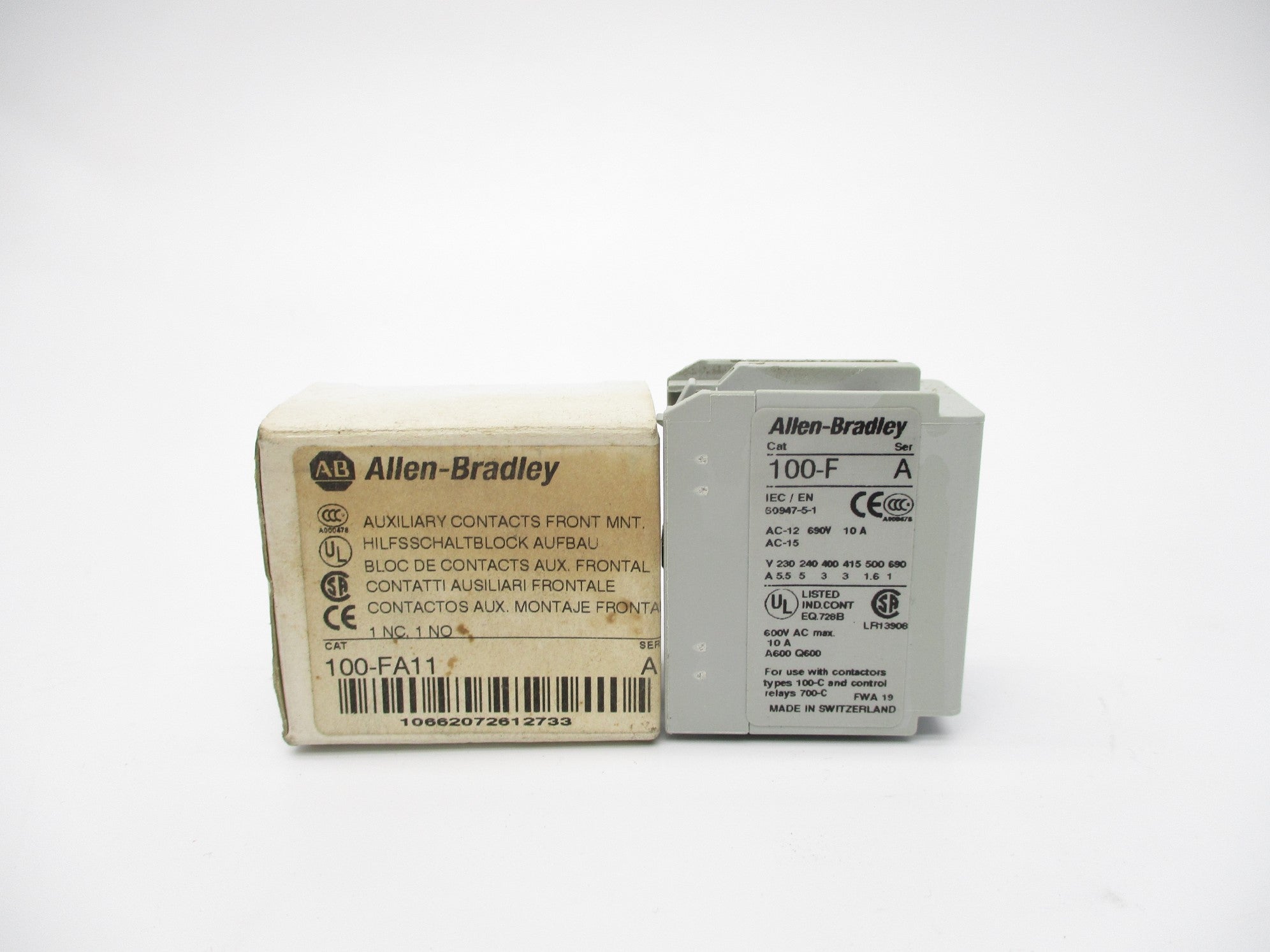 ALLEN BRADLEY 100-FA11 SER. A (WH) NSMP