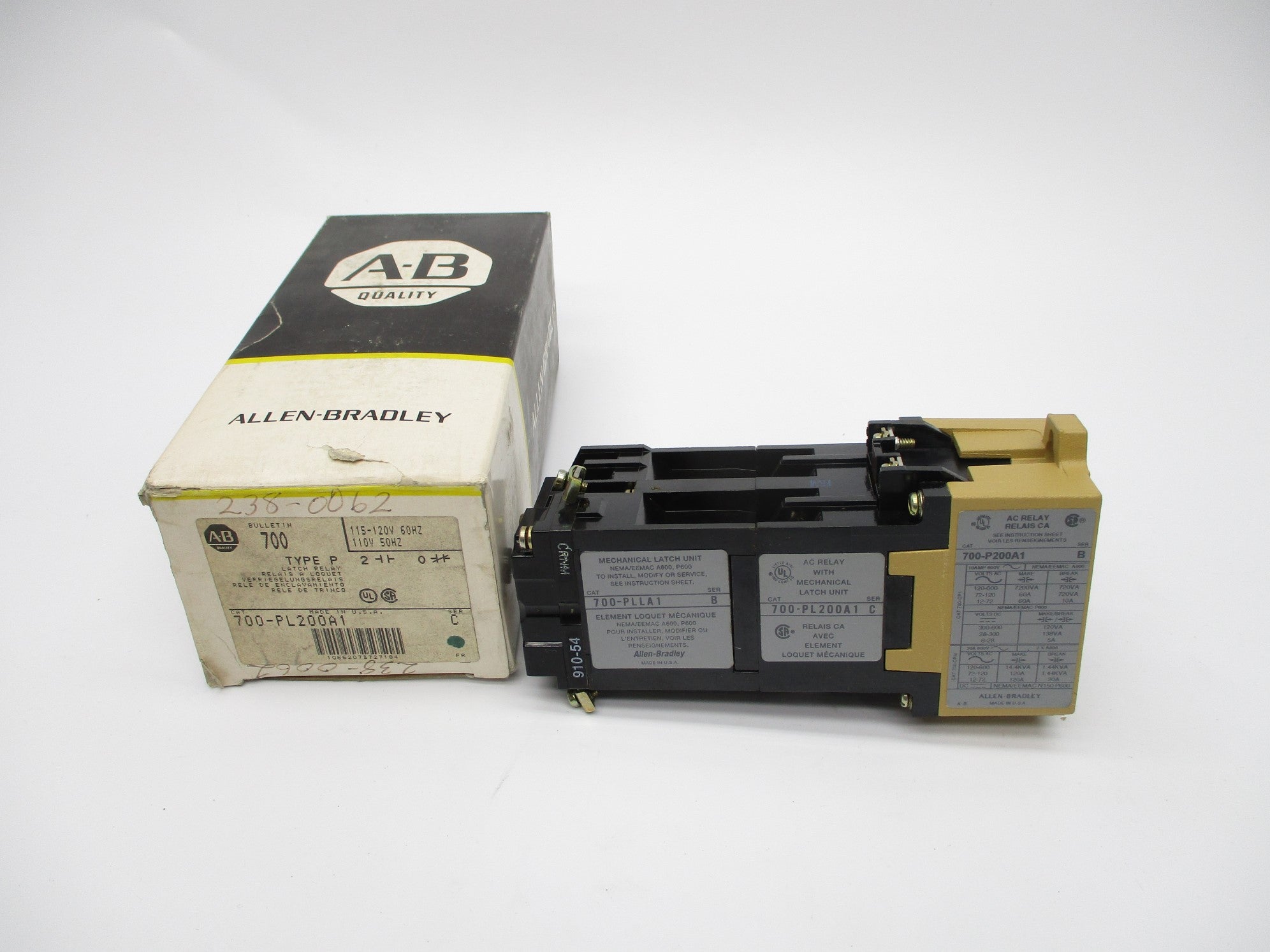 INDUSTRIAL SPARE PART 700-PL200A1 SER. C 110/120V (BK/YL) NSMP
