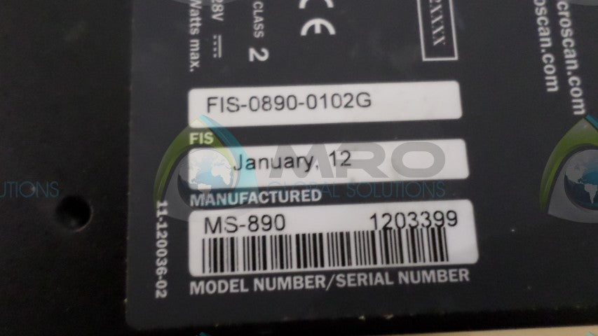 MICROSCAN FIS-0890-0102G *NEW NO BOX*