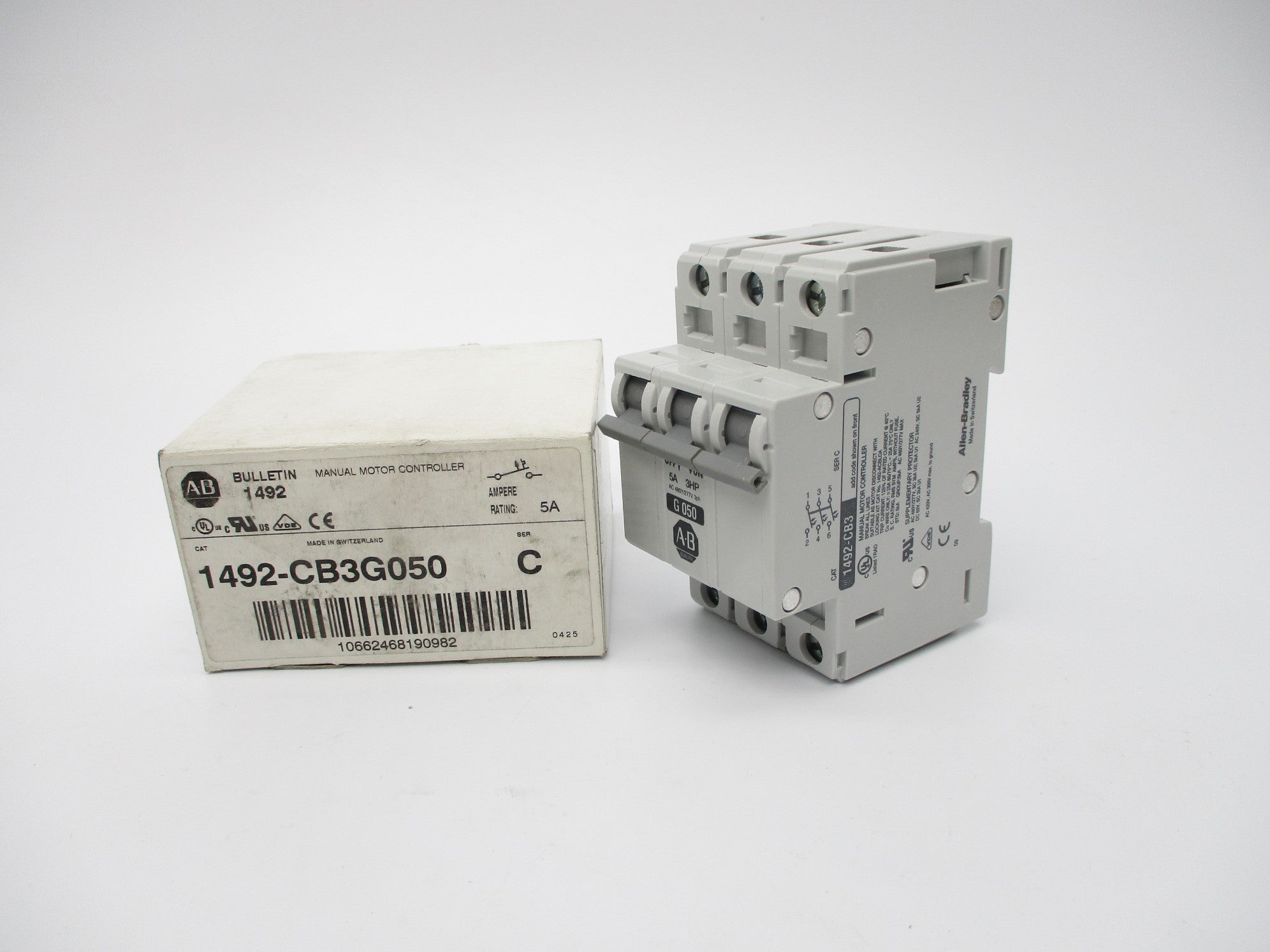 ALLEN BRADLEY 1492-CB3G050 SER. C 5A 277V NSMP