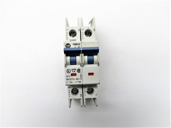 ALLEN BRADLEY 1489-A2C150 SER. A 15A 277V UNMP