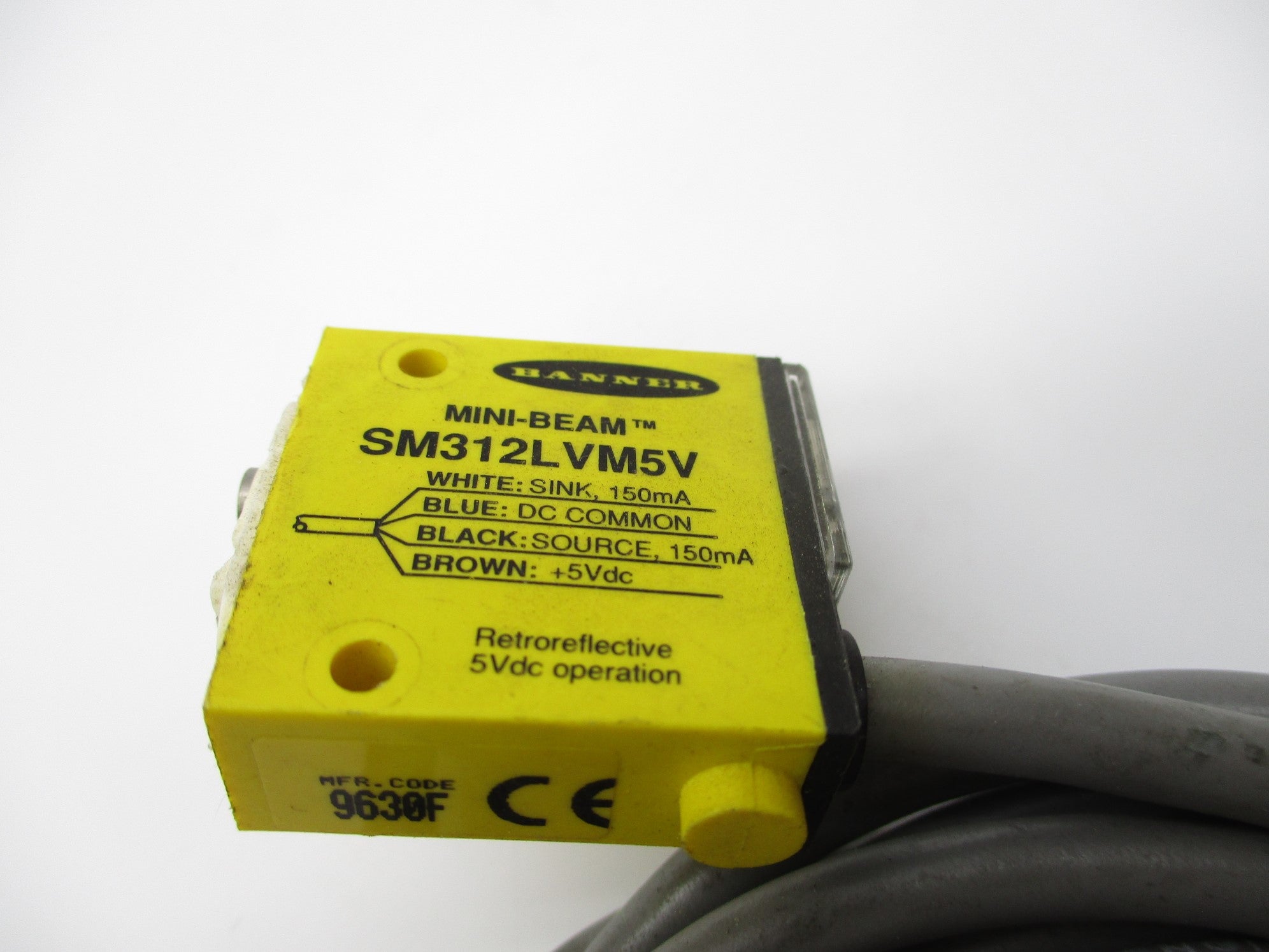 BANNER ENGINEERING SM312LVM5V 5VDC UNMP