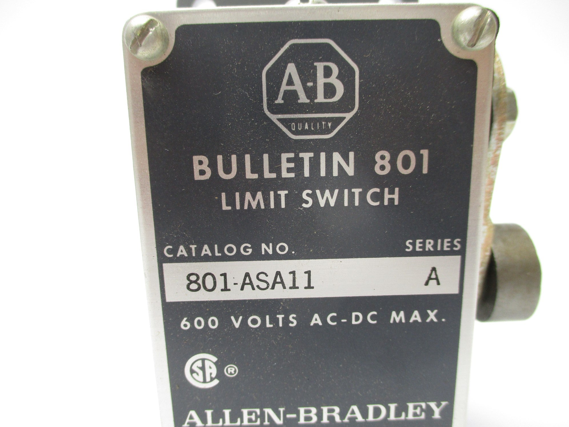 INDUSTRIAL SPARE PART 801-ASA11 SER. A NSNP