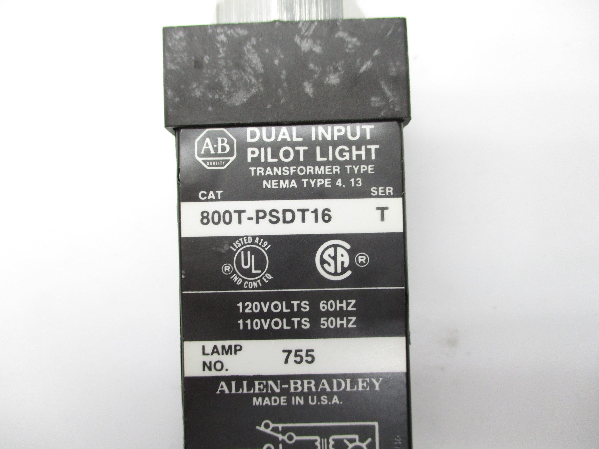 INDUSTRIAL SPARE PART 800T-PSDT16A SER. T 110/120V NSNP