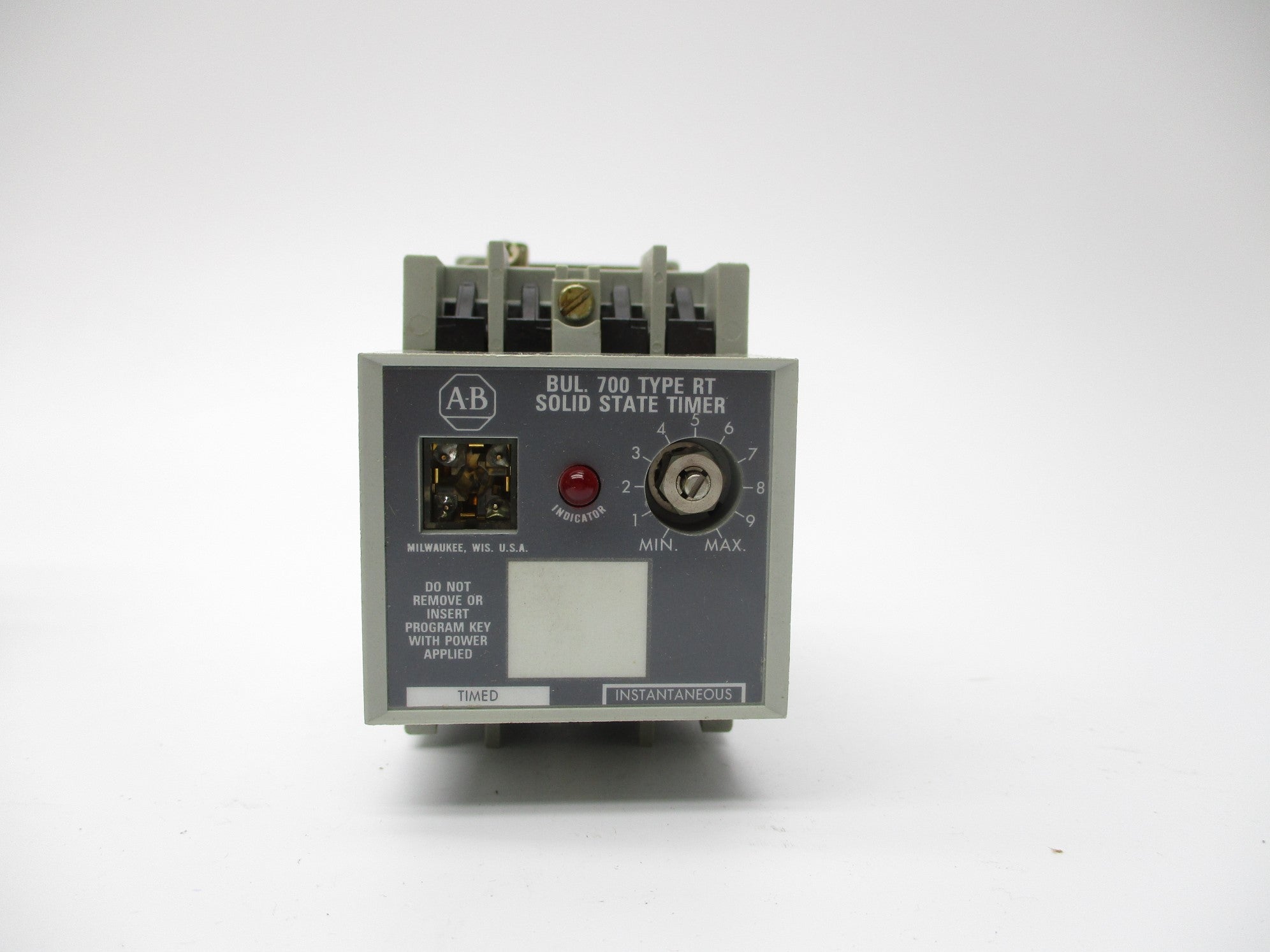 ALLEN BRADLEY 700-RT00N000A1 SER. B 110-120VAC 30A 0.05-120S (BR/YL) NSMP
