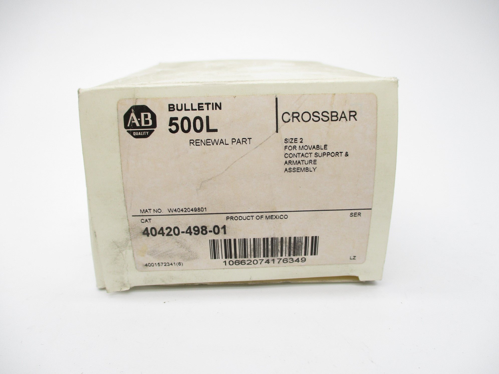ALLEN BRADLEY 40420-498-01 (WH) NSMP
