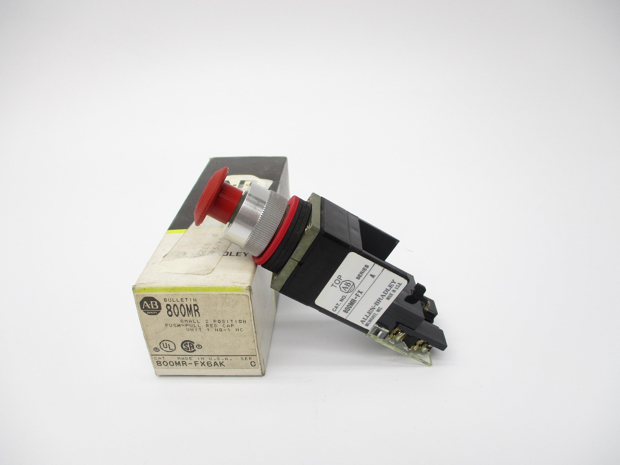 ALLEN BRADLEY 800MR-FX6AK SER. C (BK/YL) NSMP