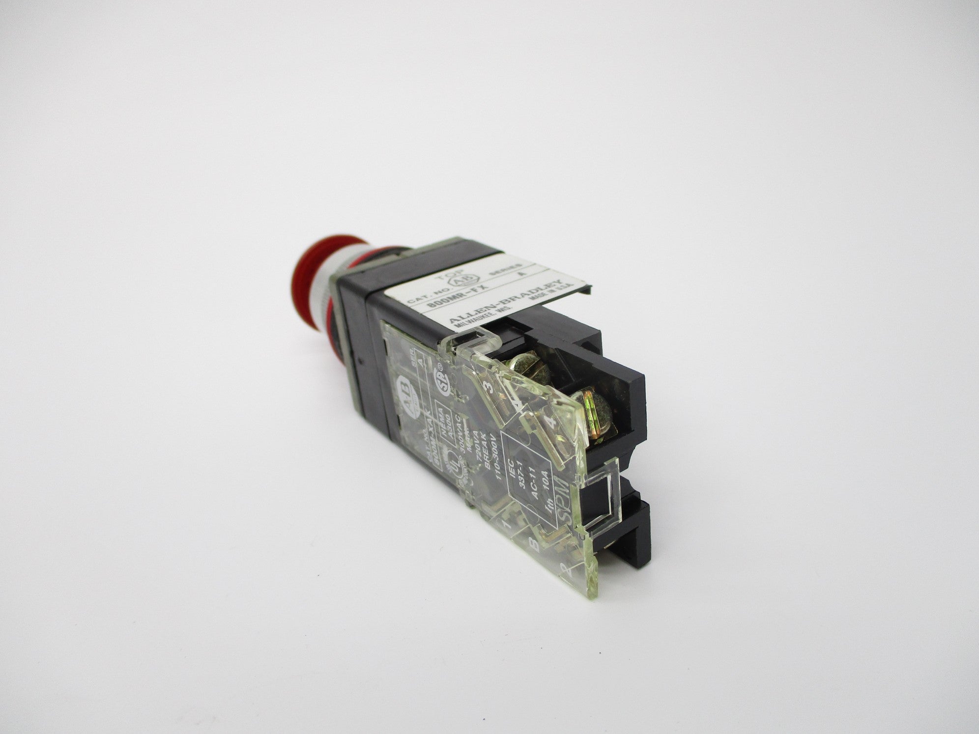 ALLEN BRADLEY 800MR-FX6AK SER. C (BK/YL) NSMP
