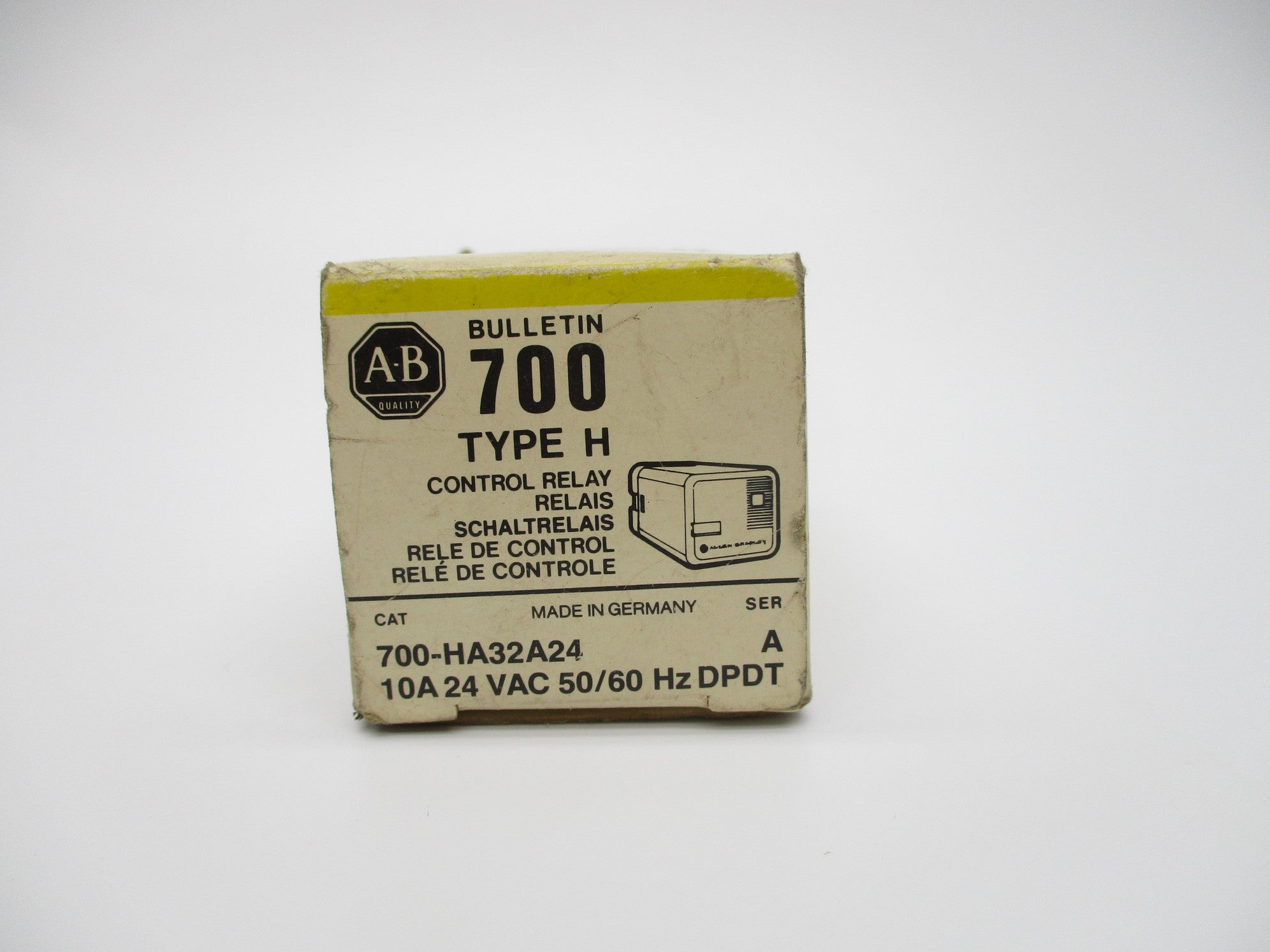 ALLEN BRADLEY 700-HA32A24 SER. A 10A 24V (BK/YL) NSMP