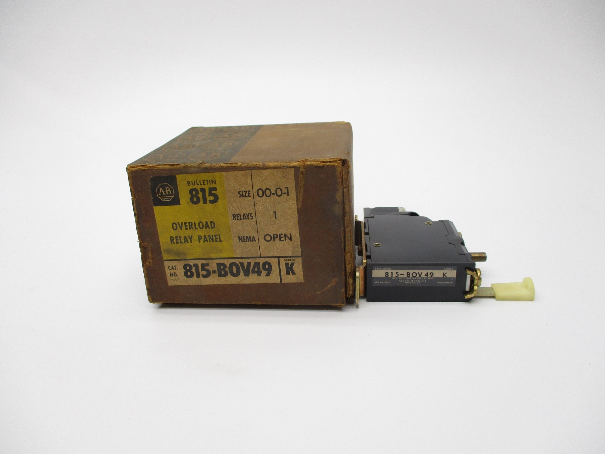 INDUSTRIAL SPARE PART 815-BOV49 SER. K (BR/YL) NSMP