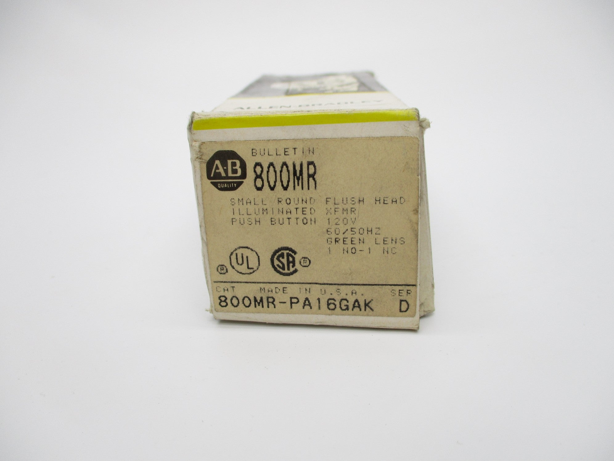 INDUSTRIAL SPARE PART 800MR-PA16GAK SER. D (BK/YL) NSMP