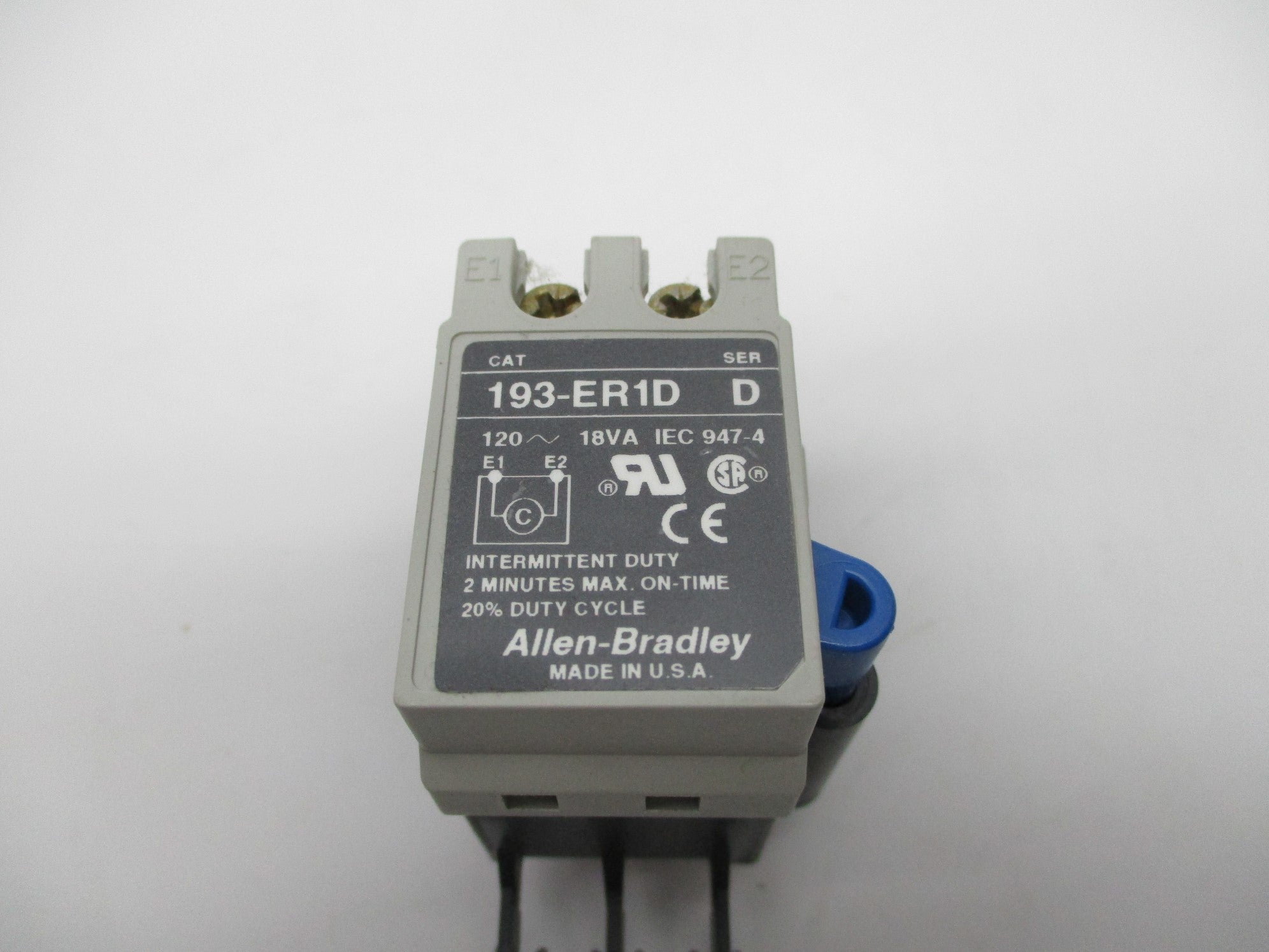 ALLEN BRADLEY 193-ER1D SER. D NSNP