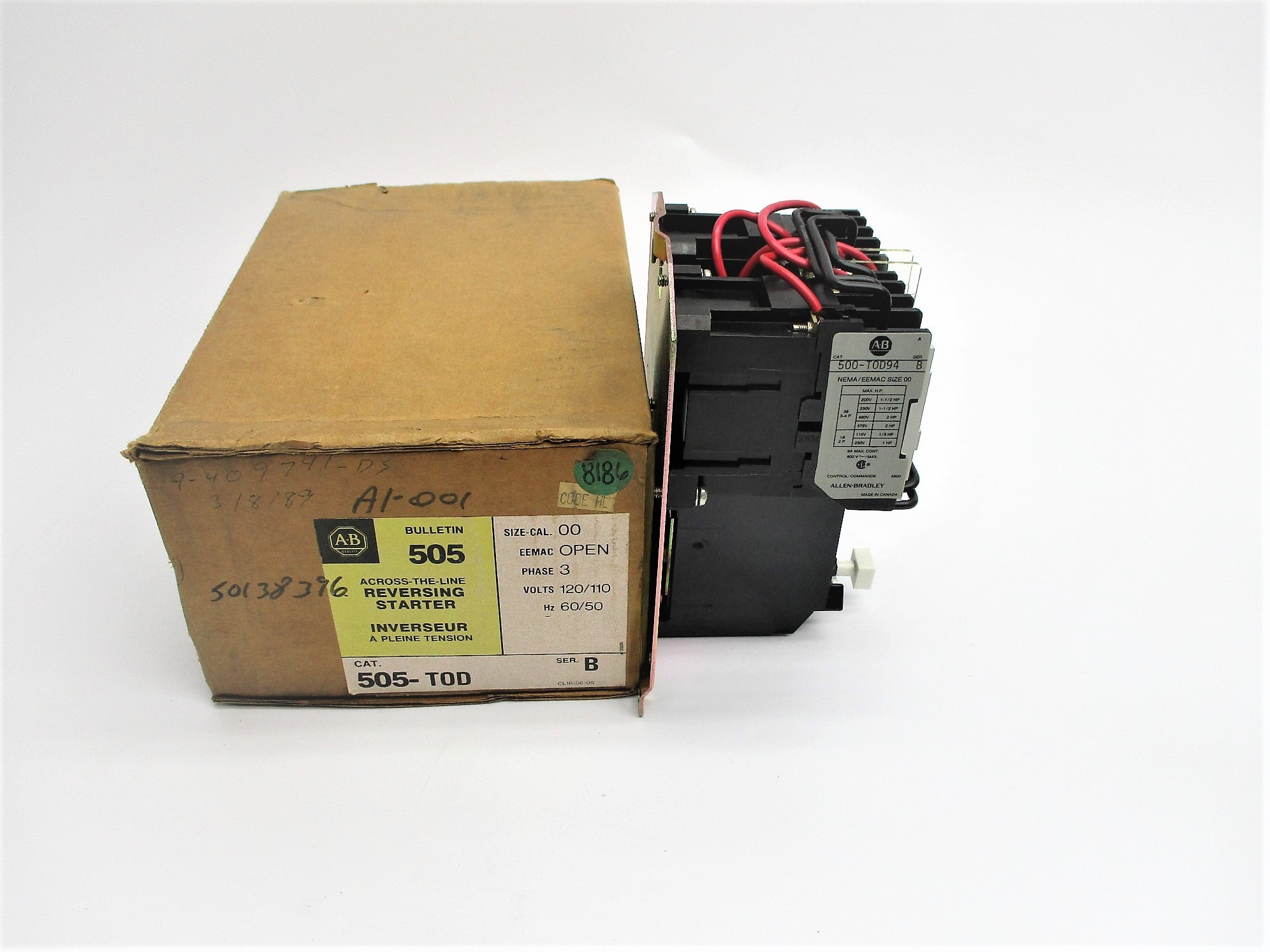INDUSTRIAL SPARE PART 505-TOD SER. B (BR/YL) NSMP