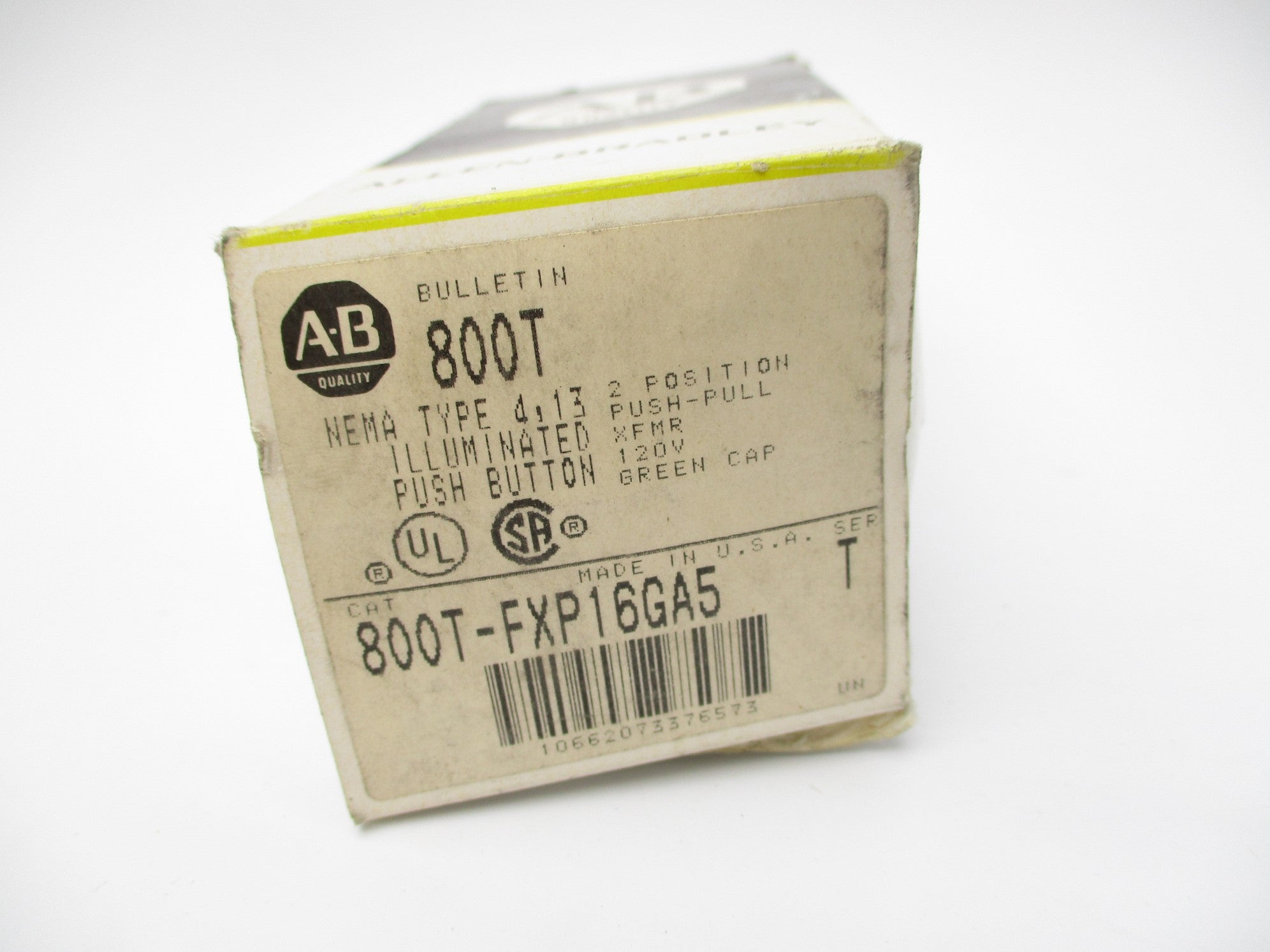 INDUSTRIAL SPARE PART 800T-FXP16GA5 SER. T (BK/YL) NSMP