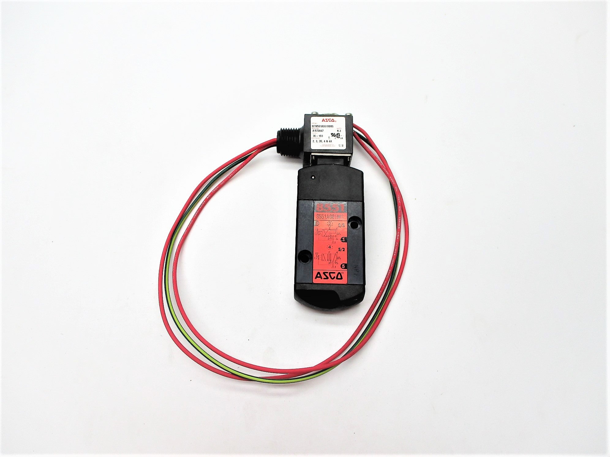 ASCO 8551A001MS 30-150PSI 110/120V NSNP