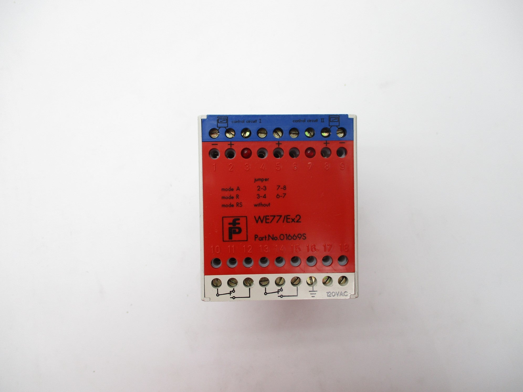 PEPPERL+FUCHS WE77/EX2 01669S 120VAC 4A UNMP