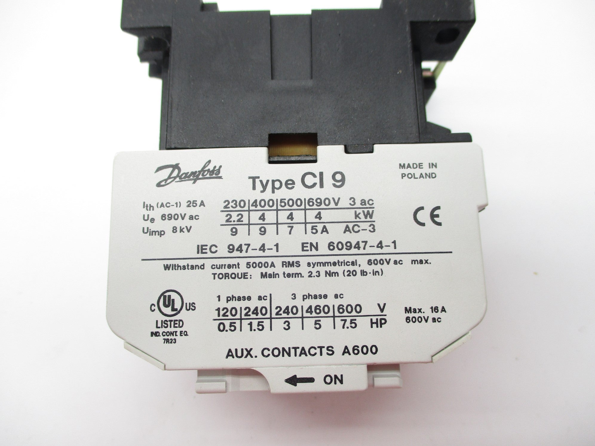 DANFOSS CI9 110V NSNP