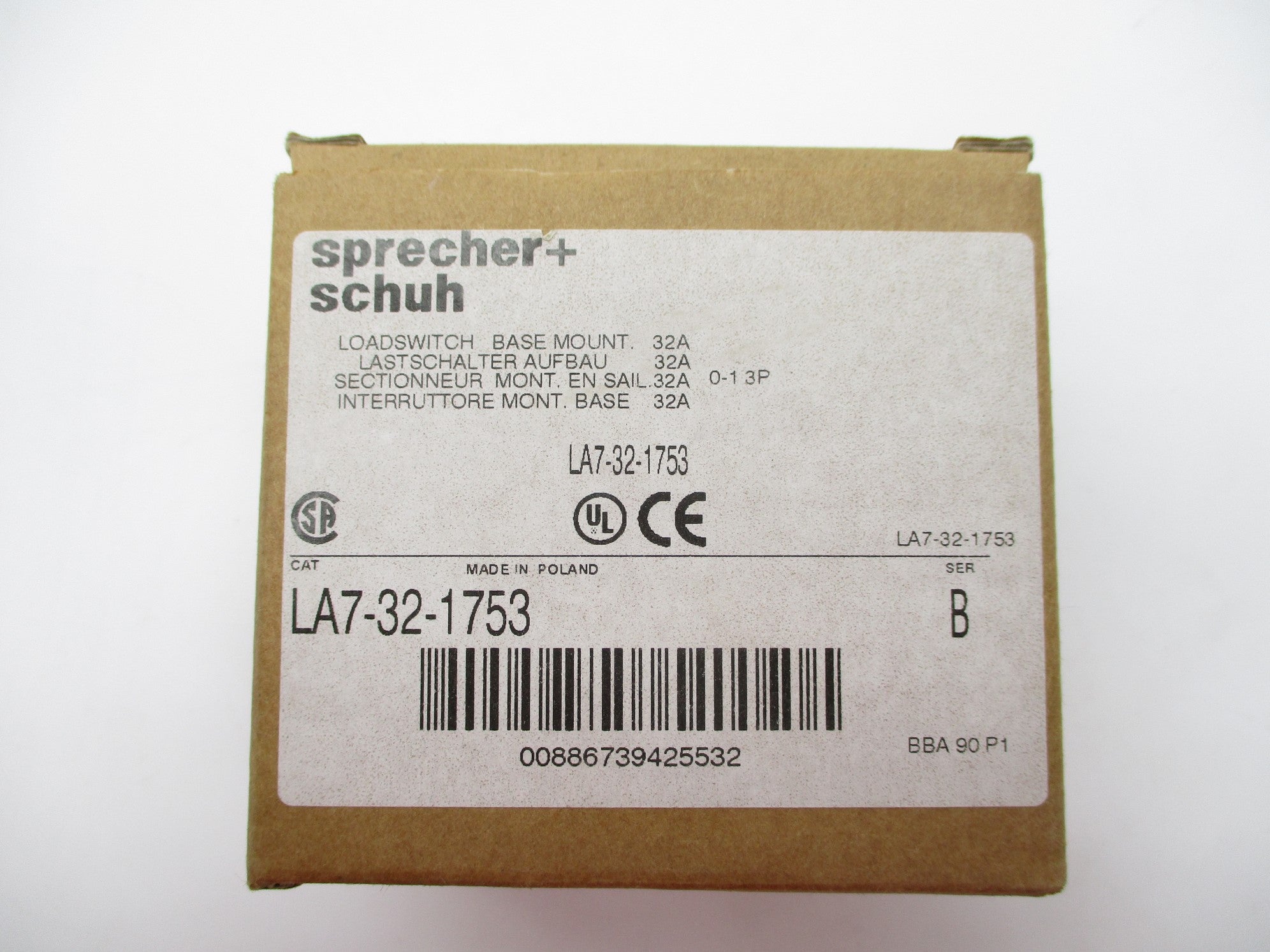 SPRECHER+SCHUH LA7-32-1753 SER. B NSMP