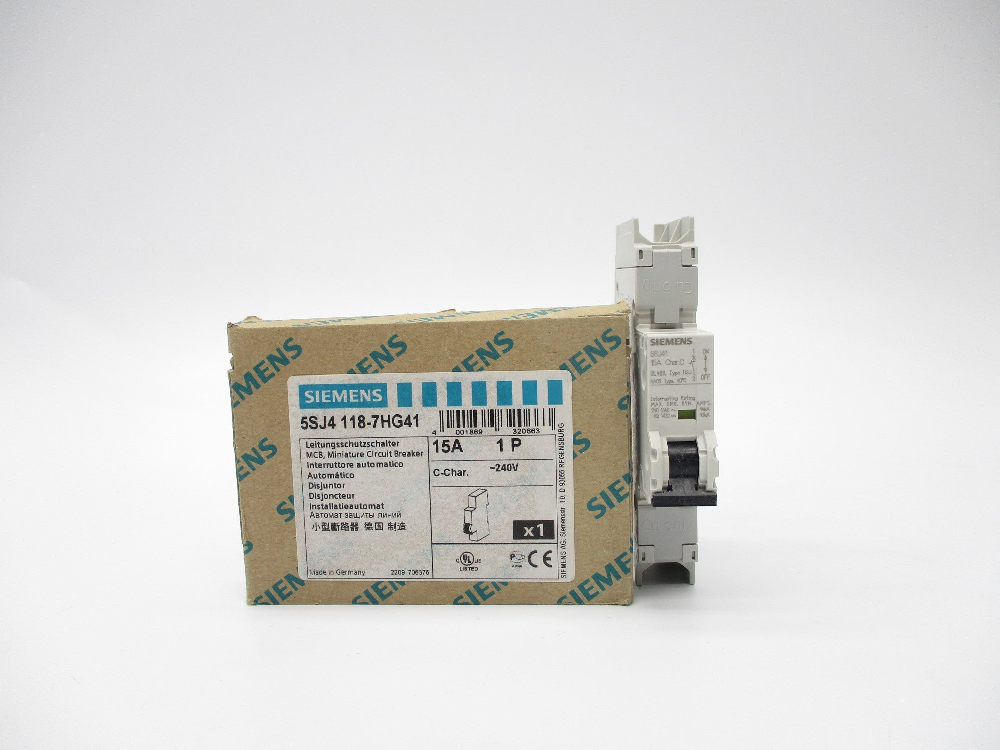 SIEMENS 5SJ4118-7HG41 15A 240V NSMP