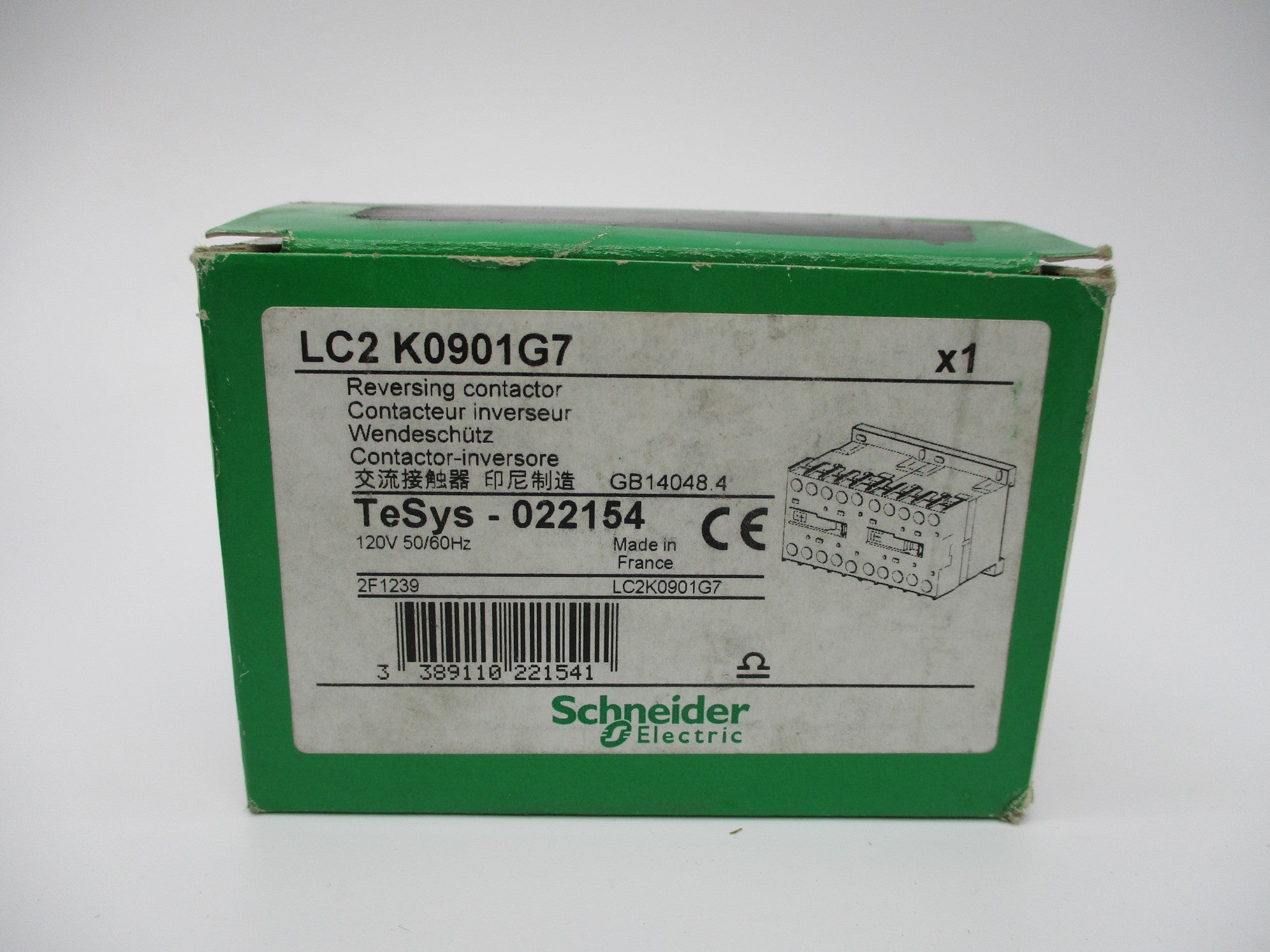 SCHNEIDER ELECTRIC LC2K0901G7 120V NSMP
