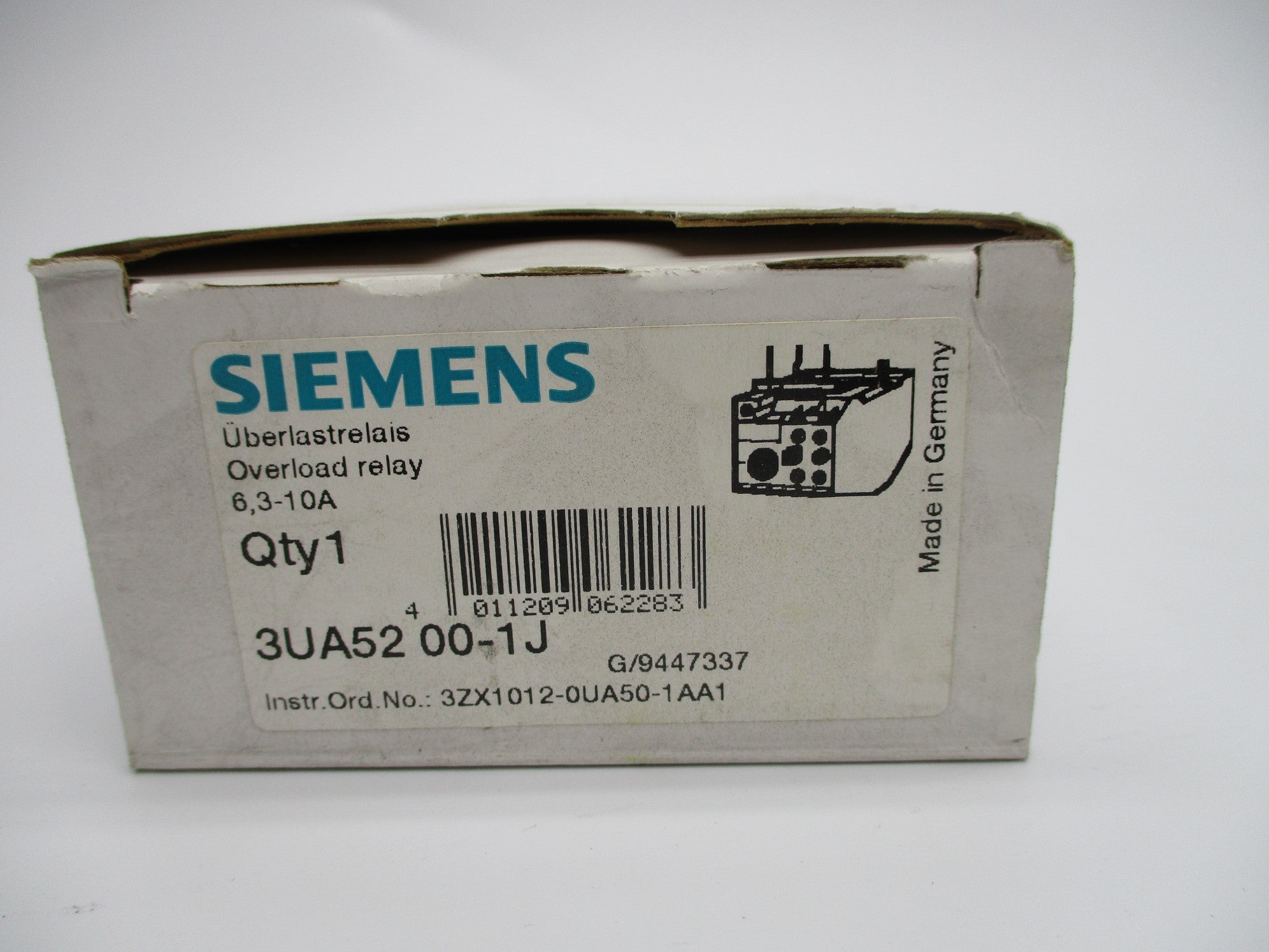 SIEMENS 3UA5200-1J 6.3-10A NSMP