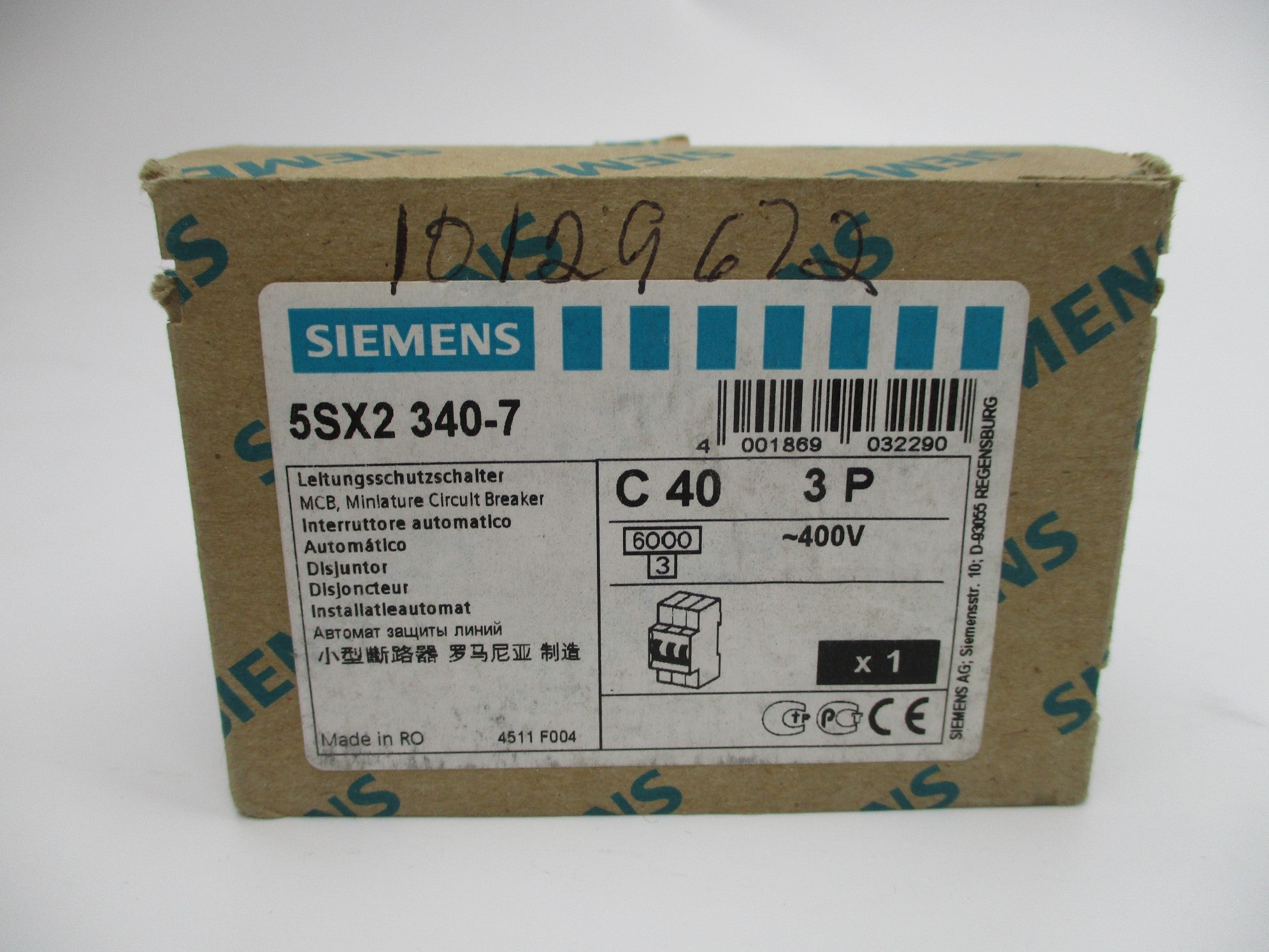 SIEMENS 5SX2340-7 40A 400V NSMP