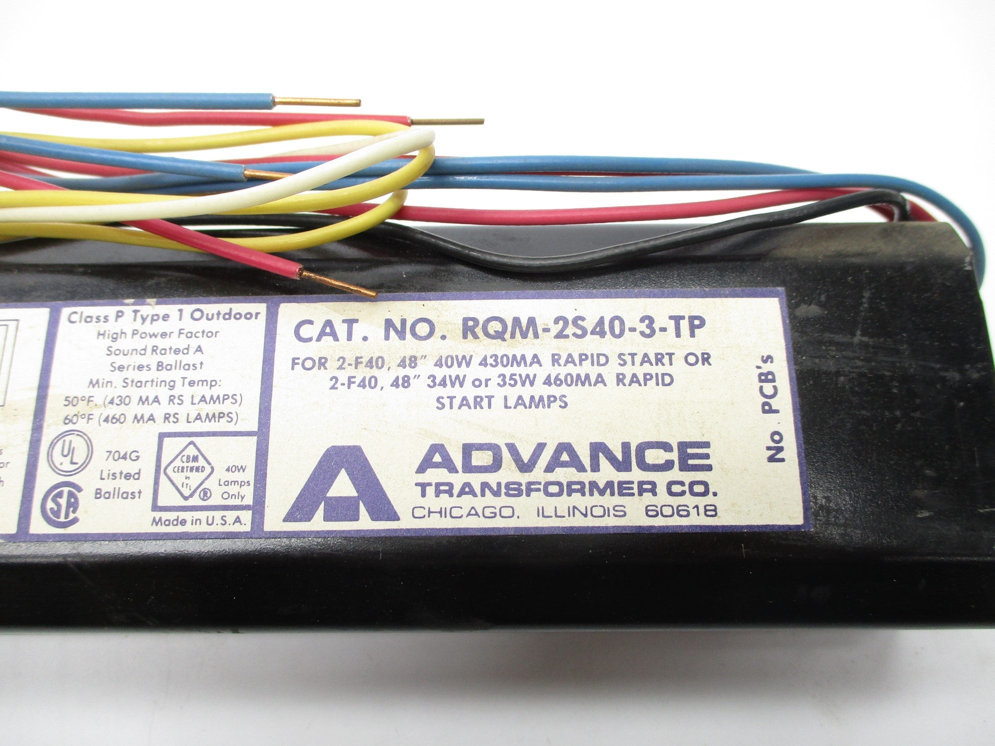 ADVANCE RQM-2S40-3-TP NSNP