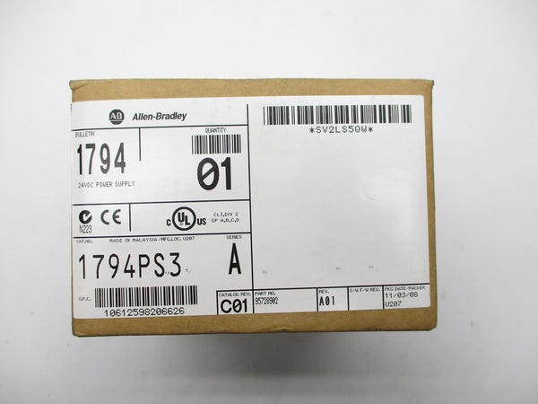 ALLEN BRADLEY 1794-PS3 SER. A NSMP