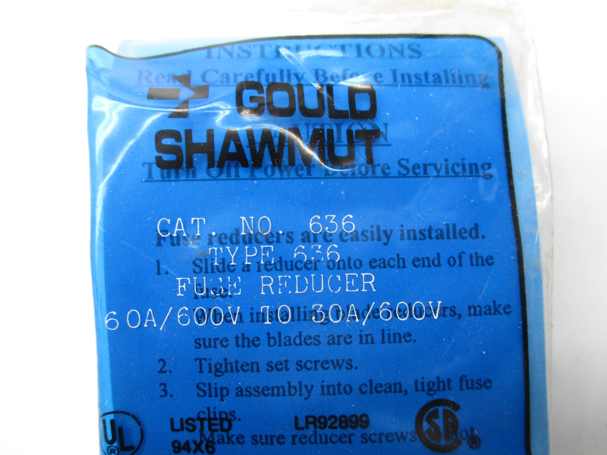 GOULD SHAWMUT 636 NSMP