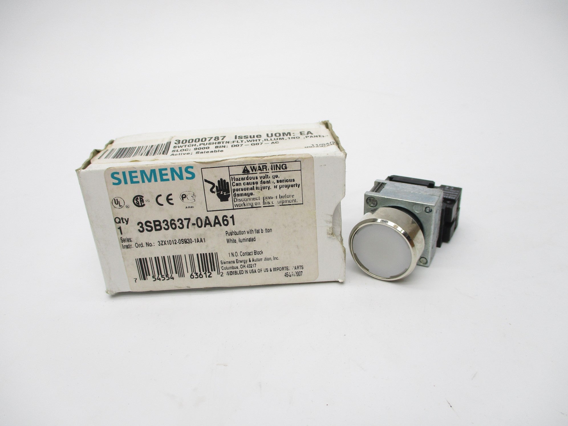 SIEMENS 3SB3637-0AA61 NSMP