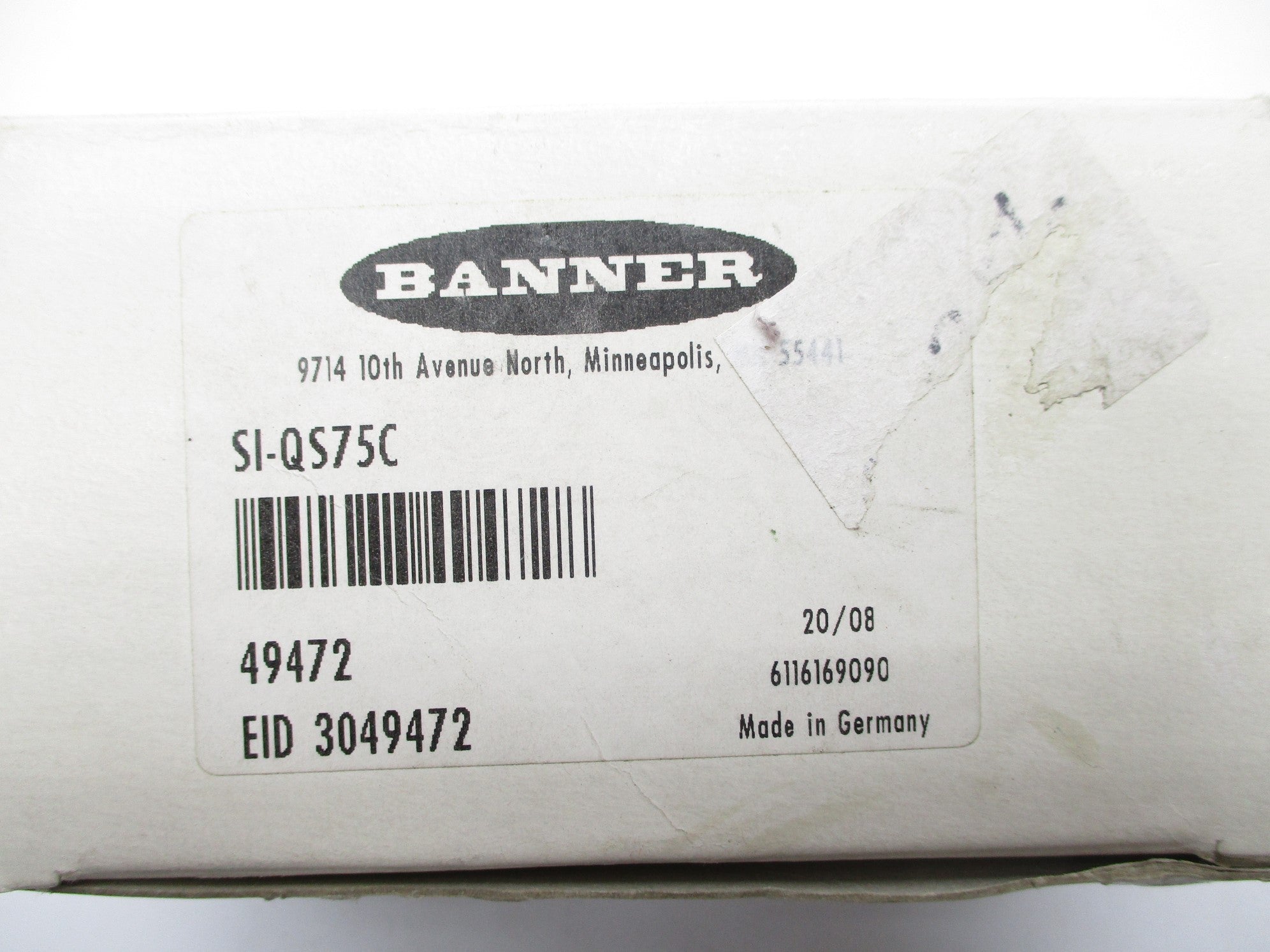 BANNER ENGINEERING SI-QS75C 49472 300VAC 10A (NO KEY) NSMP