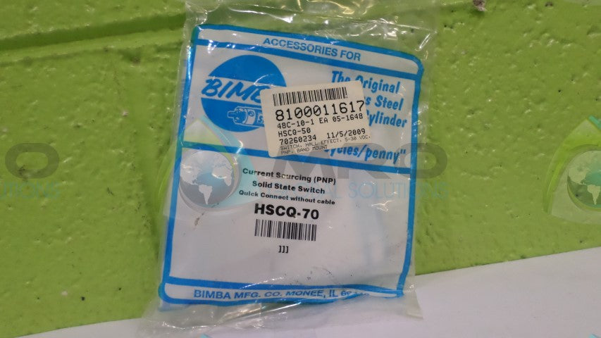 BIMBA HSCQ-70 SOLID STATE SWITCH *NEW IN FACTORY BAG*