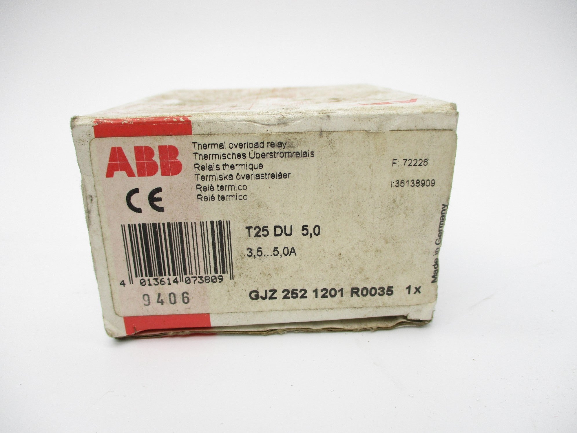 ABB T25DU-5,0 3.5-5.0A NSMP