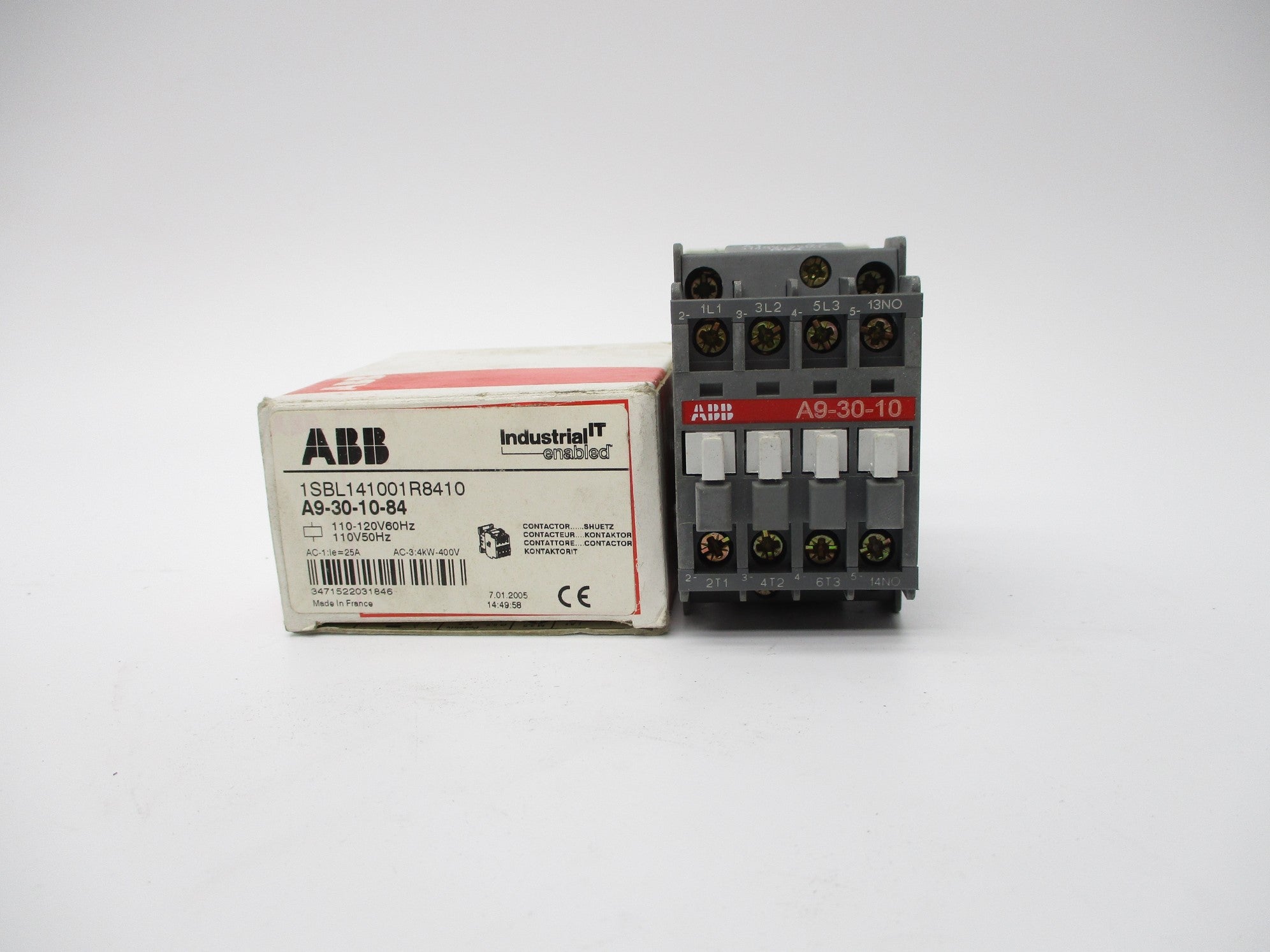 ABB 1SBL141001R8410 A9-30-10-84 110/120V NSMP