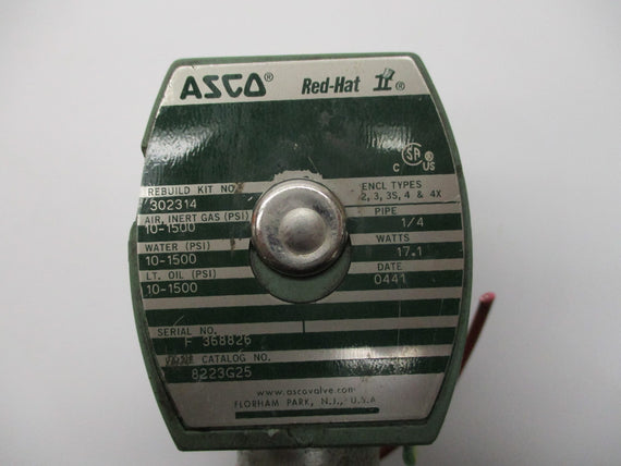 ASCO 8223G25 110/120V UNMP
