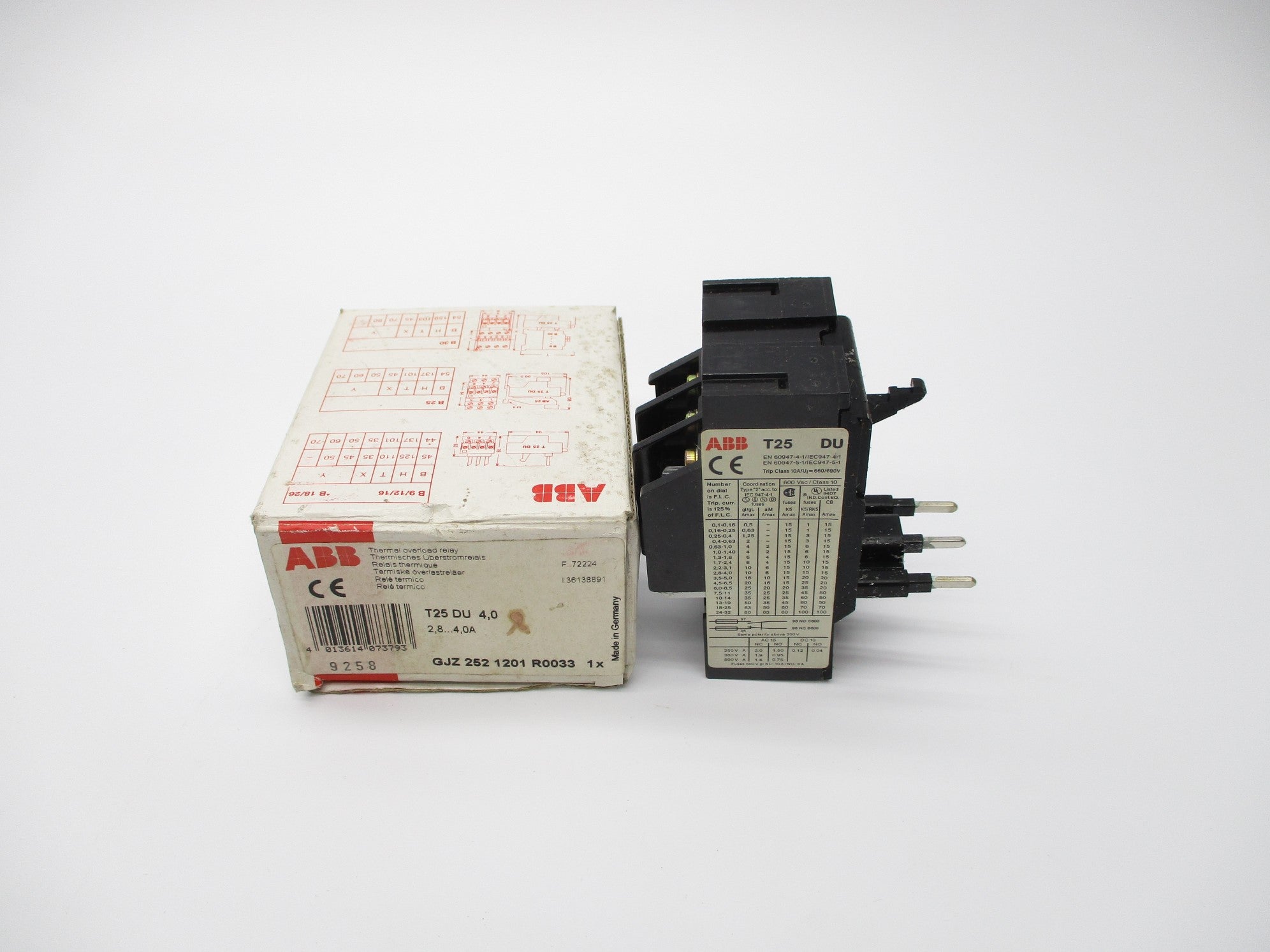 ABB T25DU-4,0 2.8-4.0A NSMP