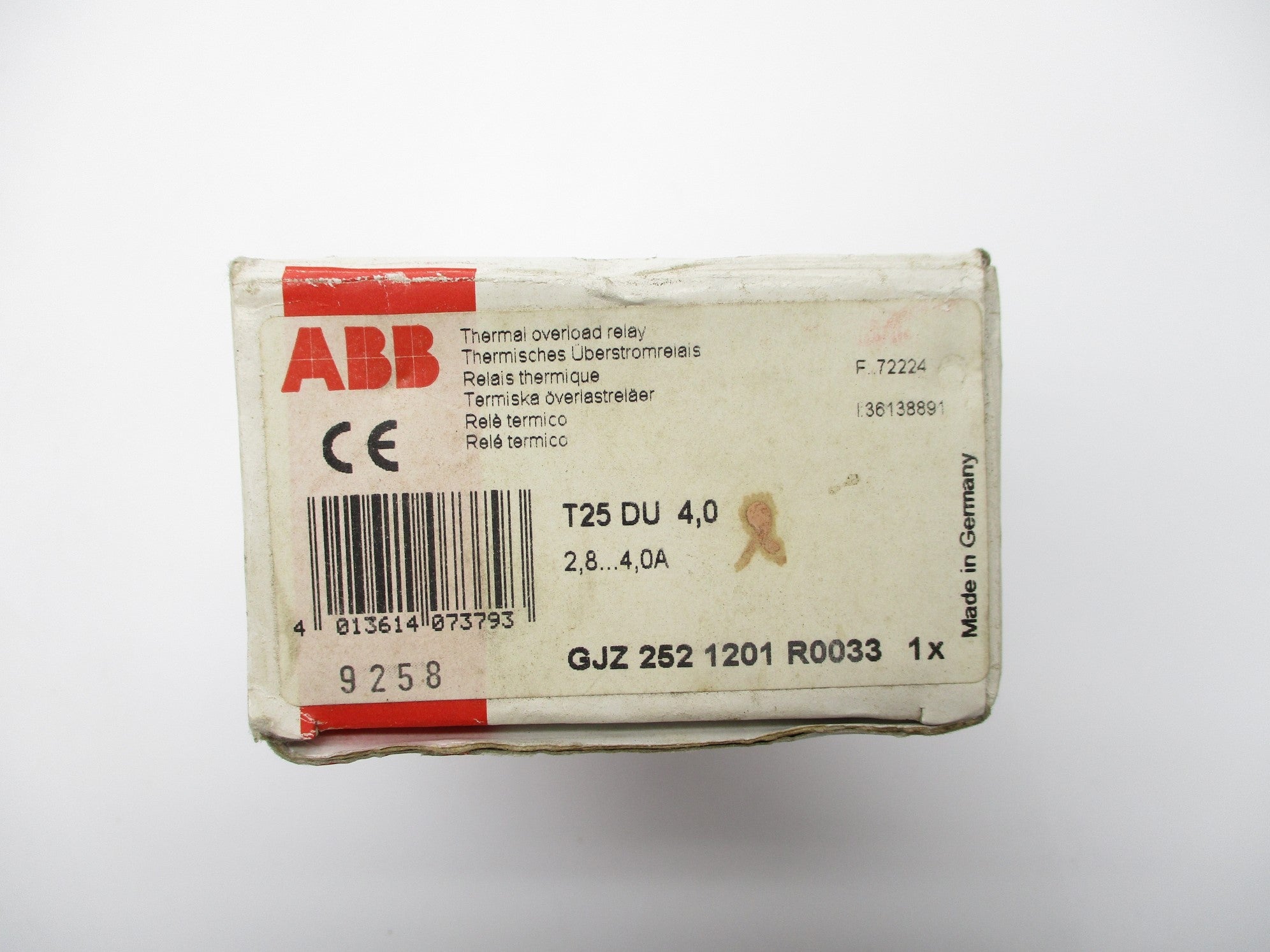 ABB T25DU-4,0 2.8-4.0A NSMP