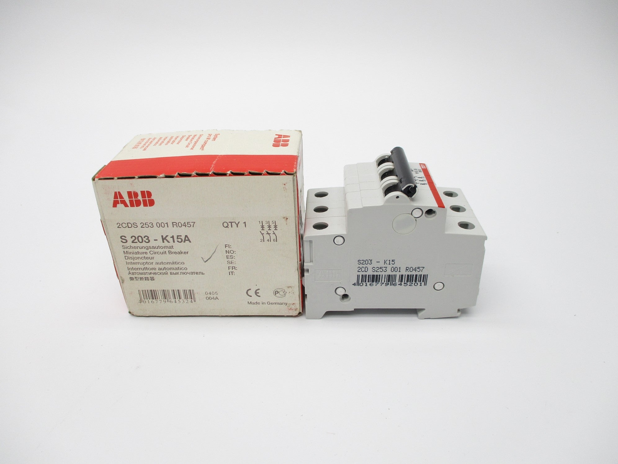ABB S203-K15A 15A 400V NSMP