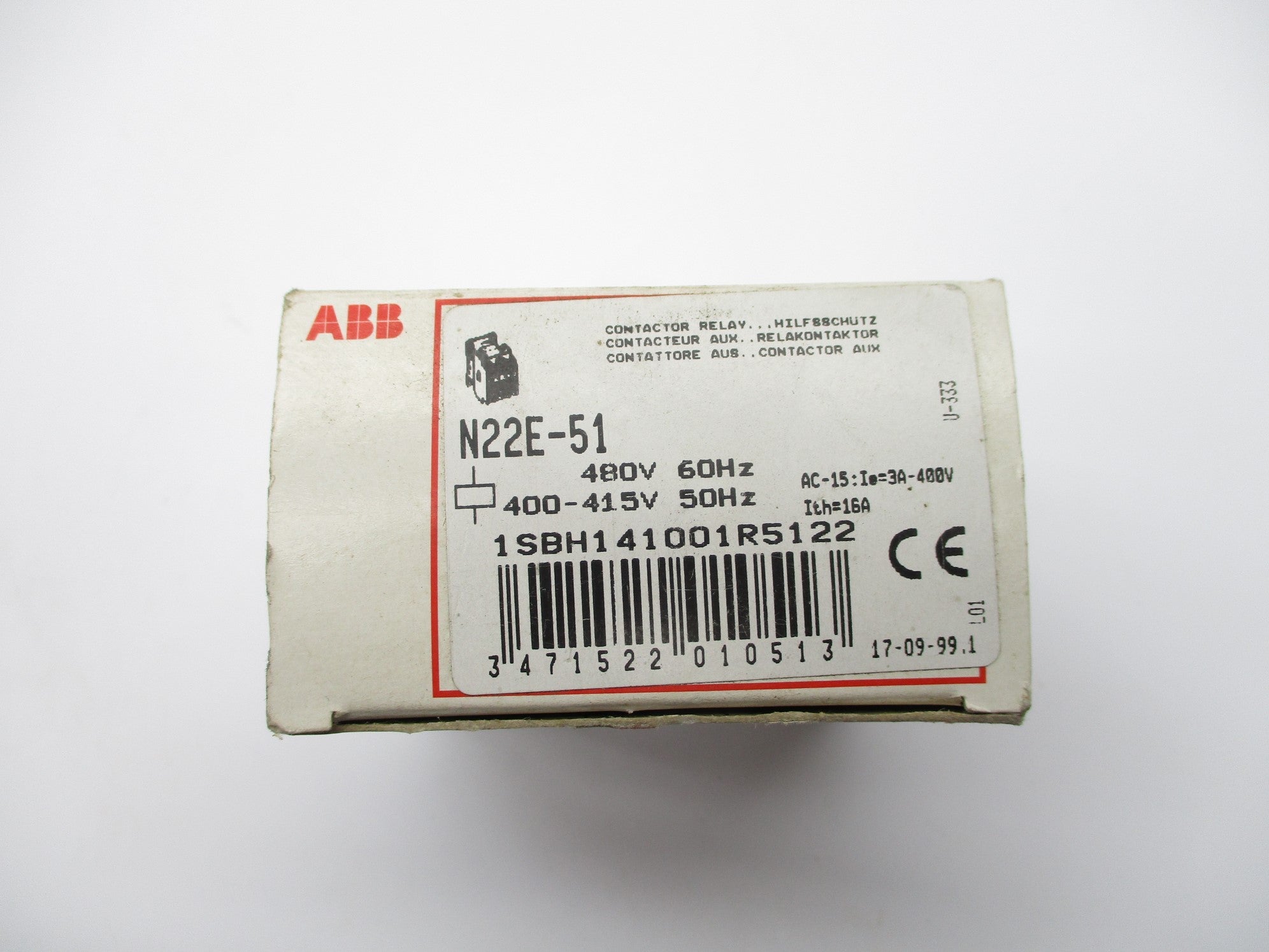 ABB 1SBH141001R5122 N22E-51 400/480V NSMP