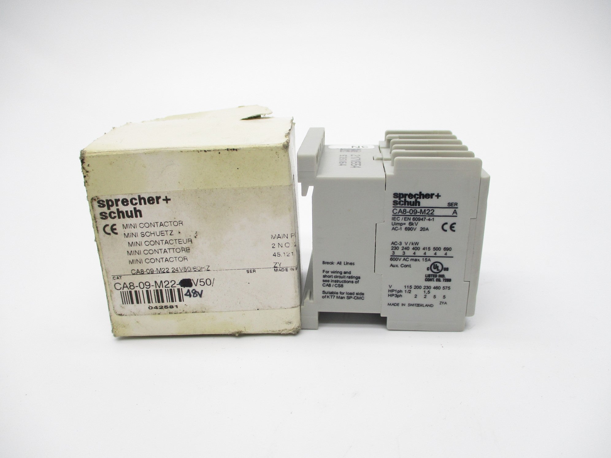 SPRECHER+SCHUH CA8-09-M22 SER. A 24V NSMP