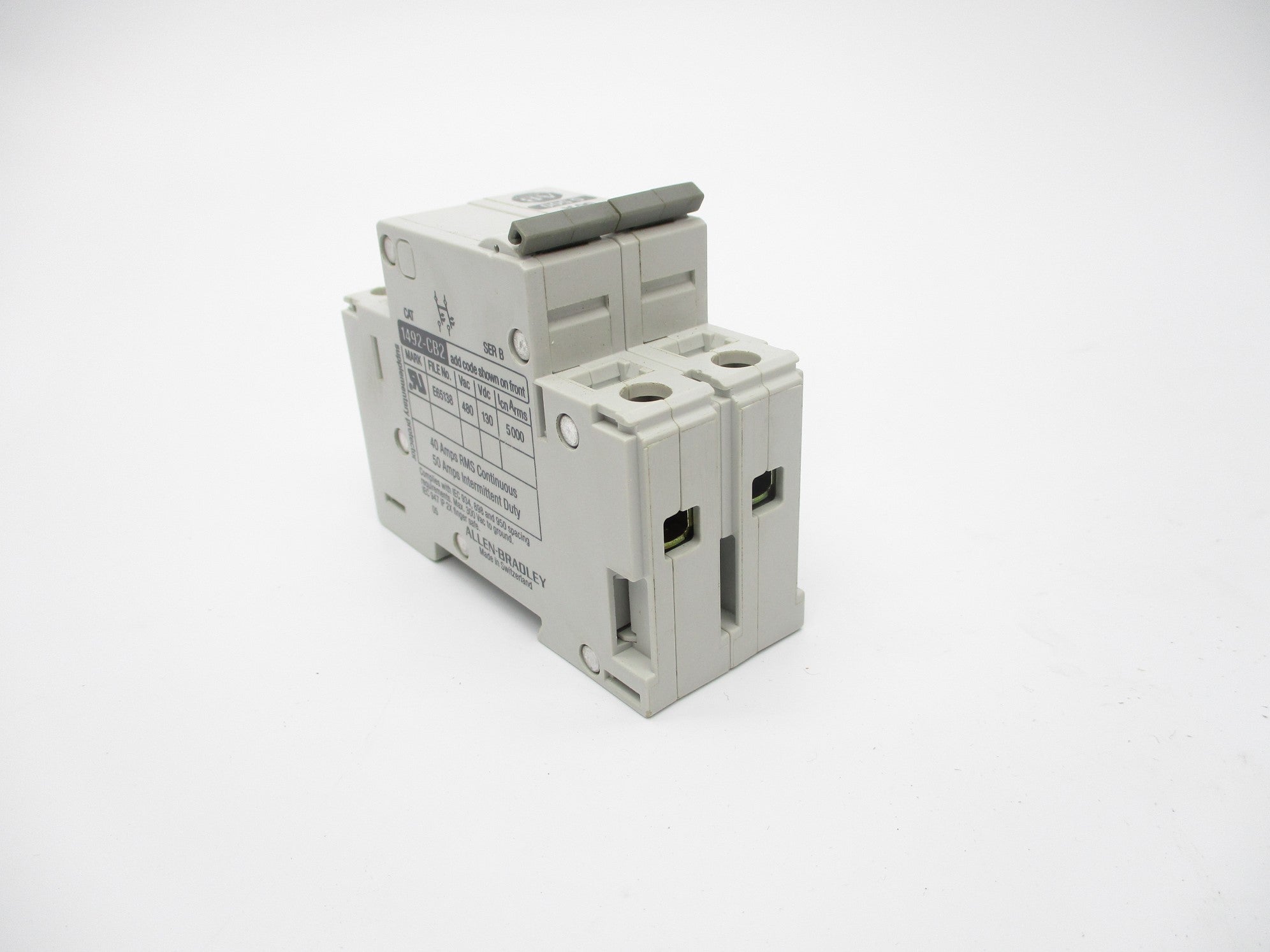 ALLEN BRADLEY 1492-CB2G500 SER. B 50A 277V NSMP