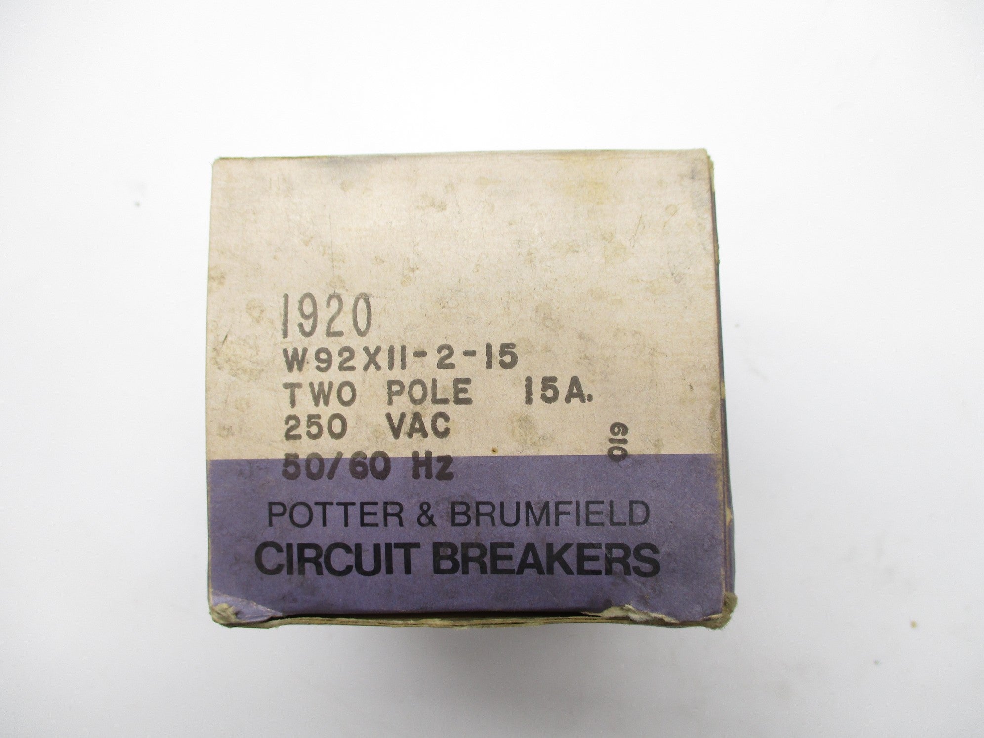 POTTER & BRUMFIELD W92X11-2-15 15A 250V NSMP