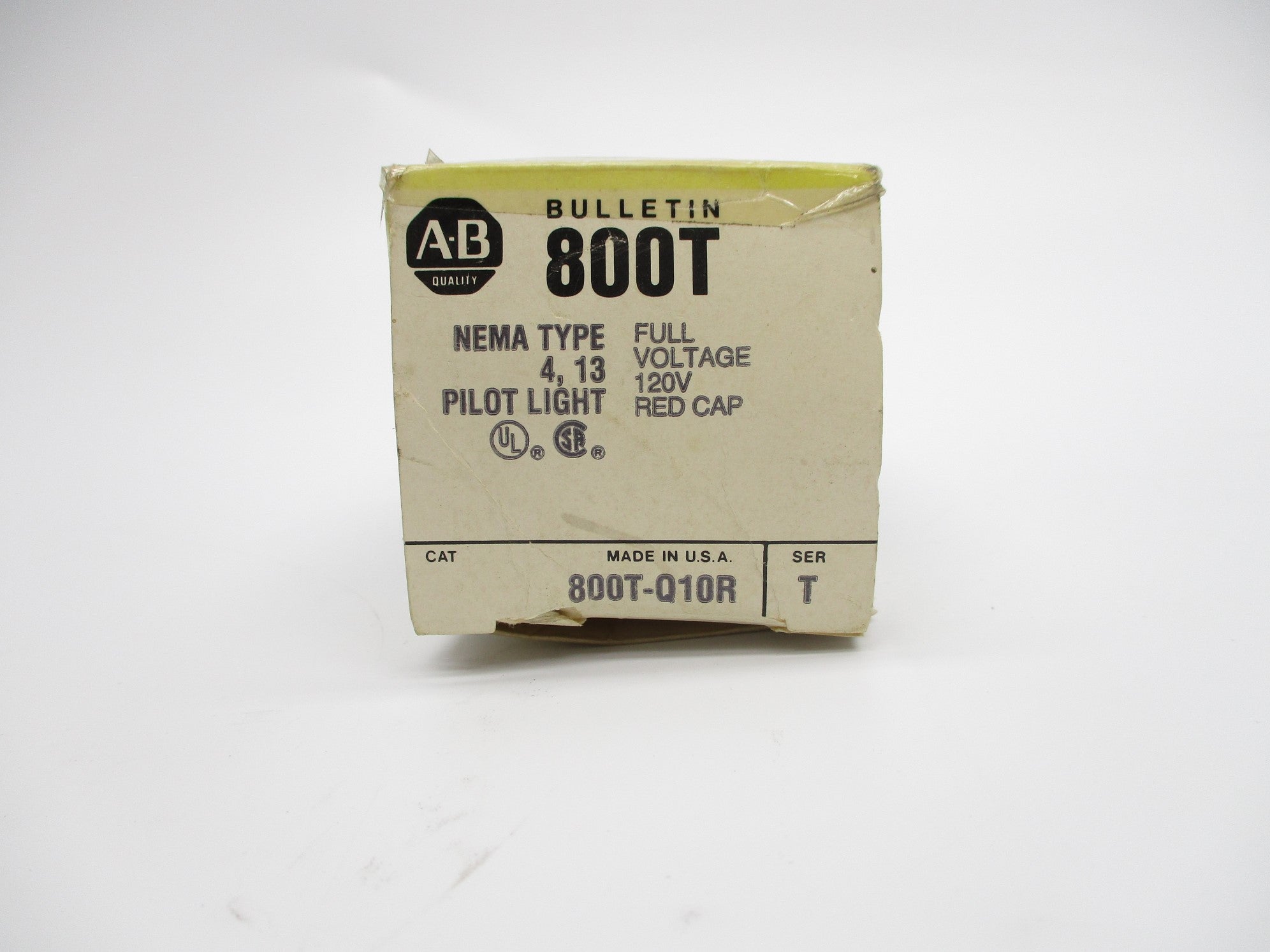 ALLEN BRADLEY 800T-Q10R SER. T (BK/YL) NSMP