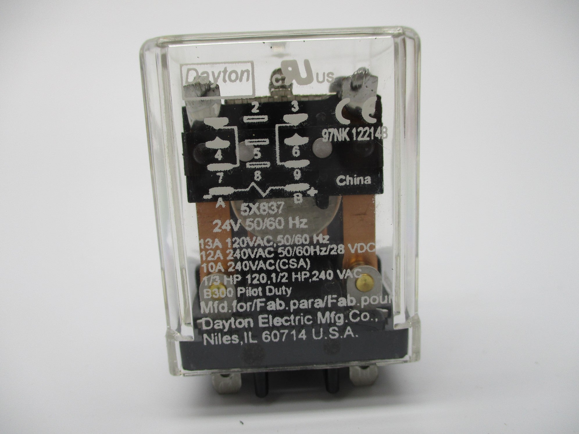 DAYTON 5X837 13A 24V UNMP
