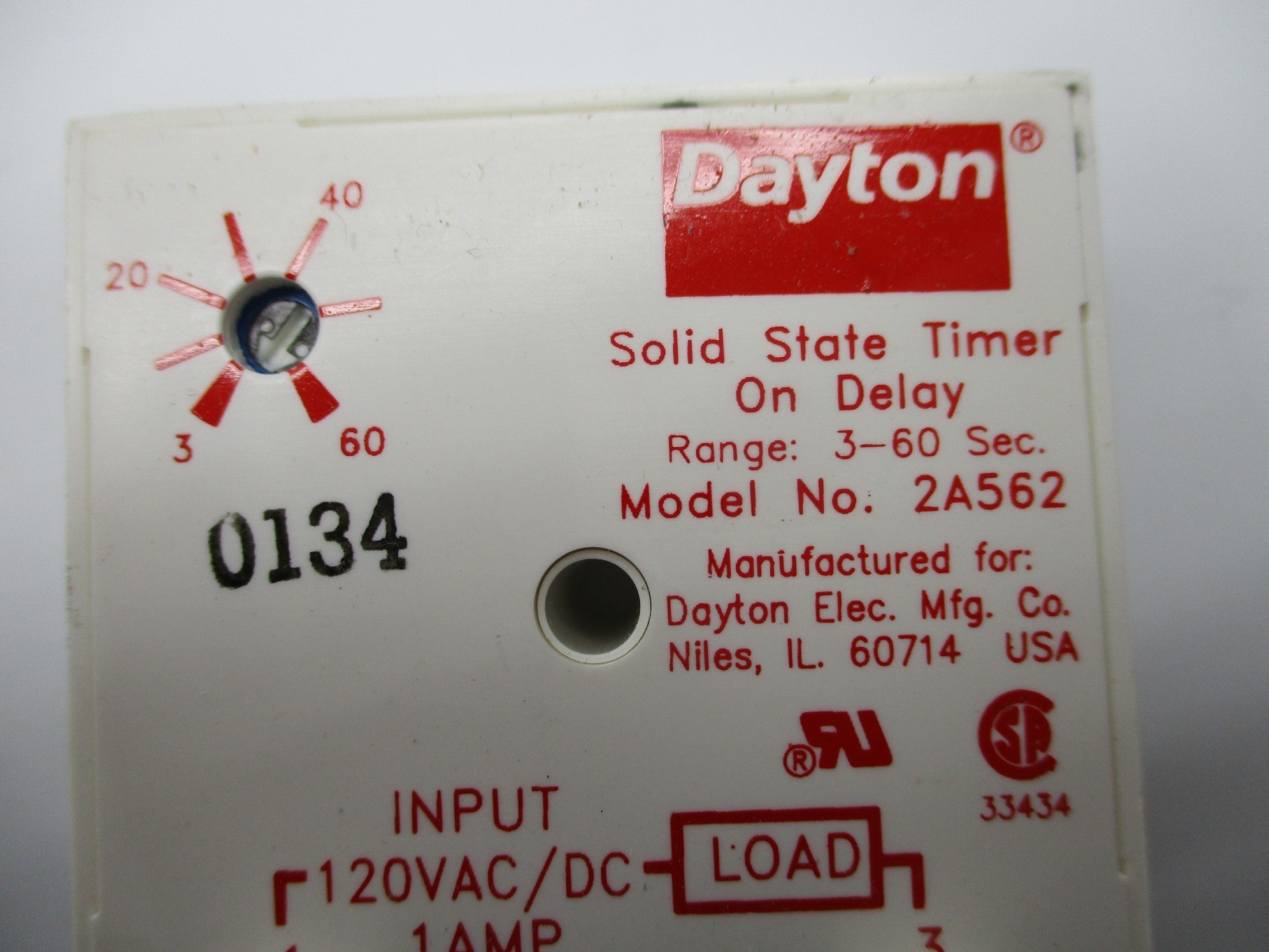 DAYTON 2A562 UNMP