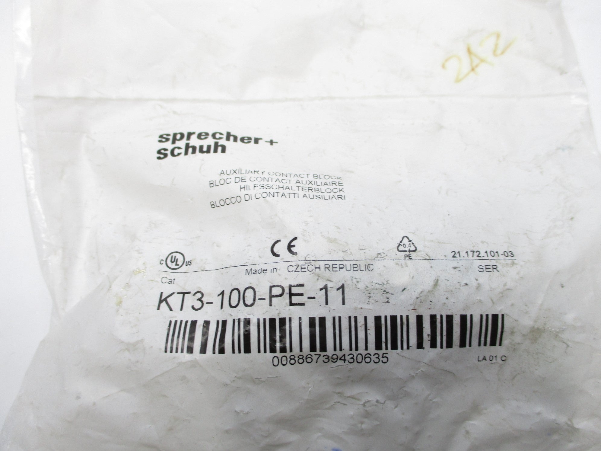 SPRECHER+SCHUH KT3-100-PE-11 NSMP